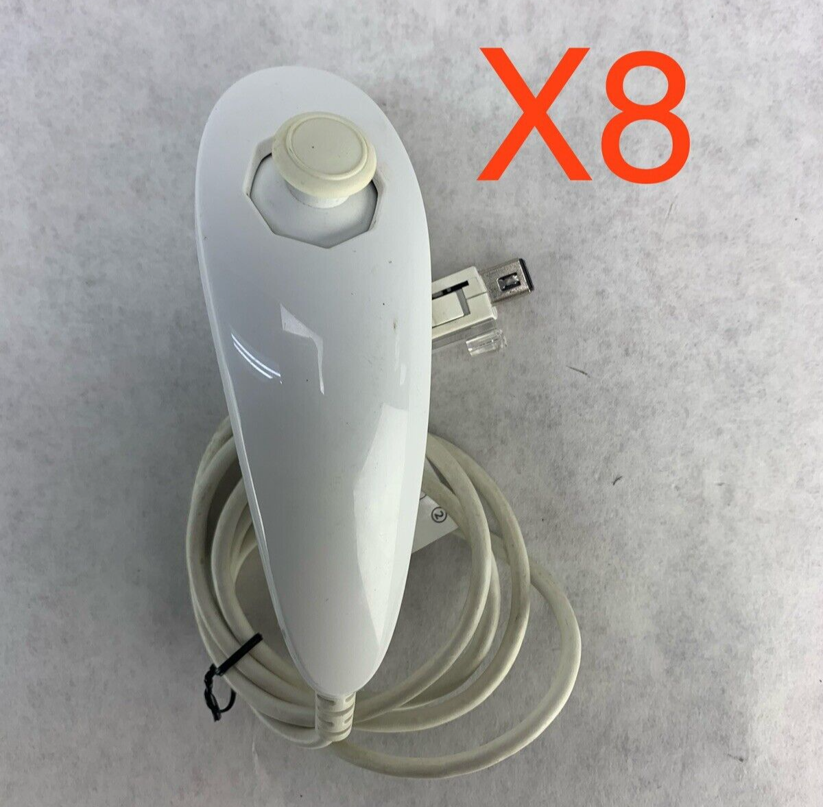 Lot of 8 Nintendo Wii Nunchuck Controller