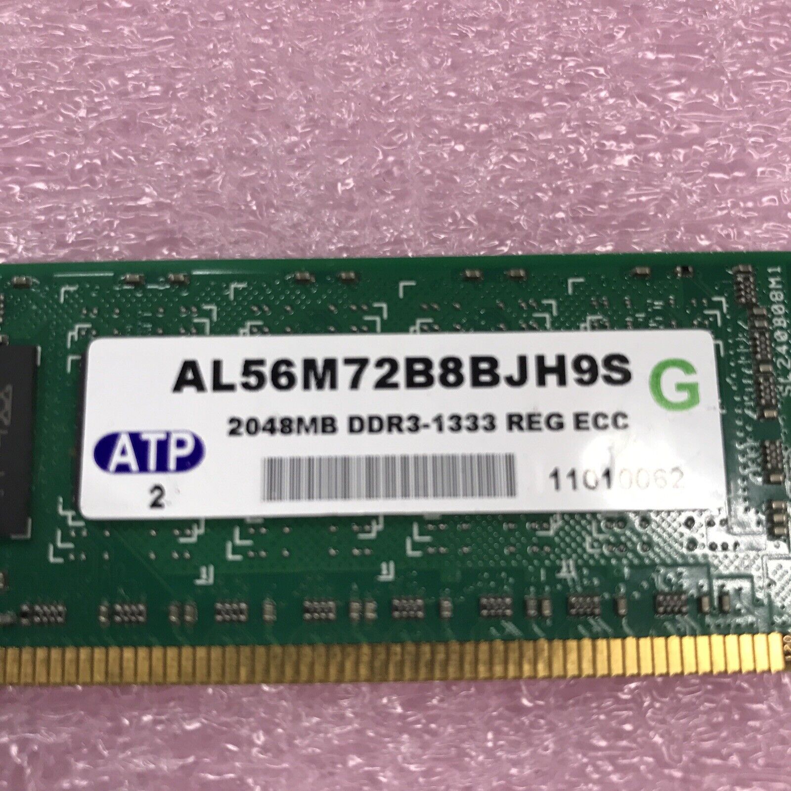 (Lot of 6) ATP 2048MB DDR3-1333 AL56M72B8BJH9S P140-2918889