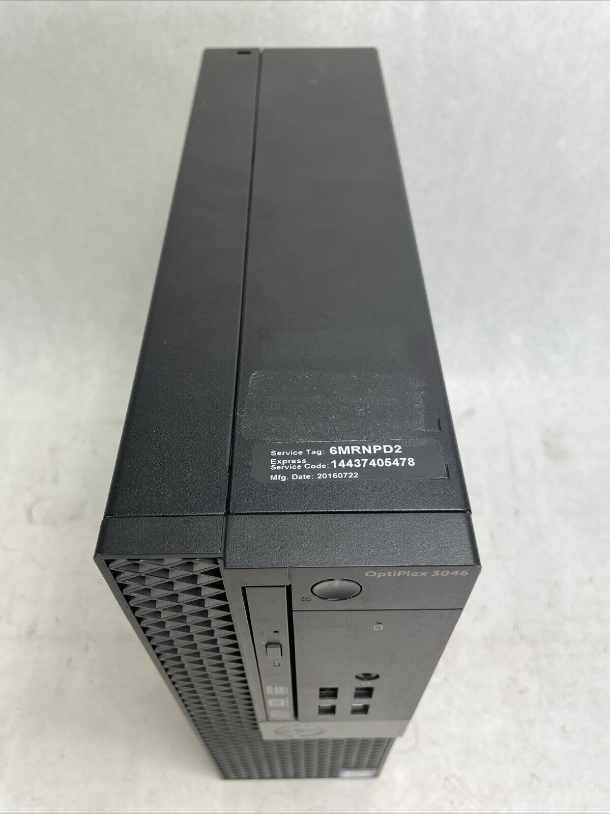 Dell Optiplex 3046 SFF Intel Core i3-6100 3.7GHz 8GB RAM No HDD No OS