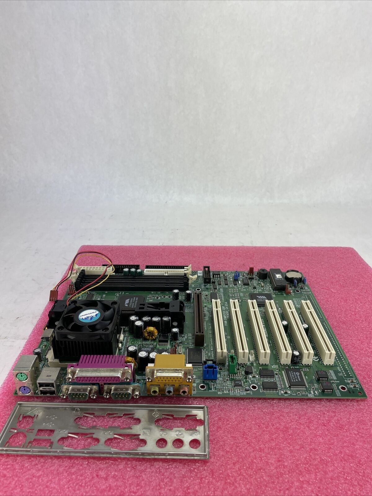 Tyan S1854 AGPx4-PCI-ISA Motherboard Intel Pentium III 866MHz No RAM w/Shield