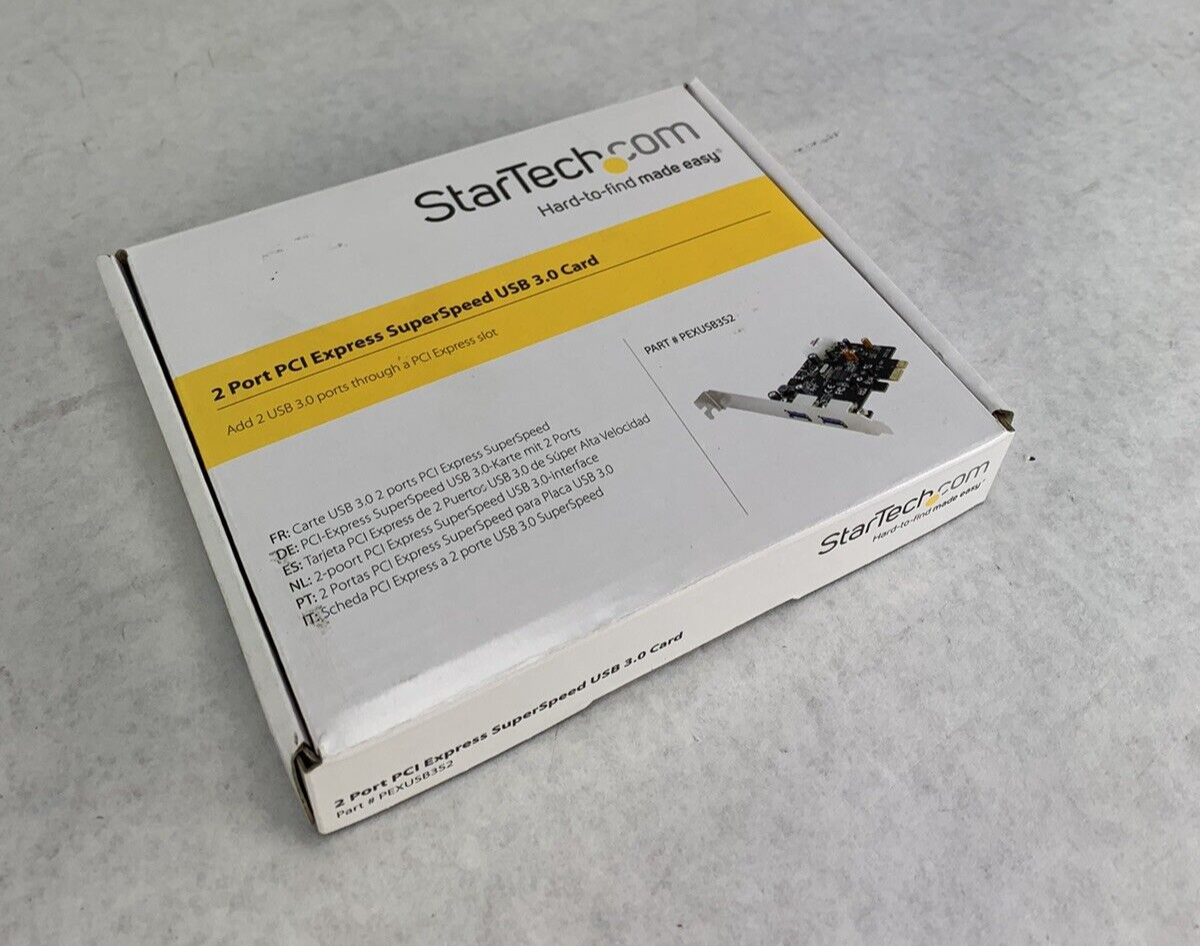 StarTech 2 Port PCI Express SuperSpeed USB 3.0 Card