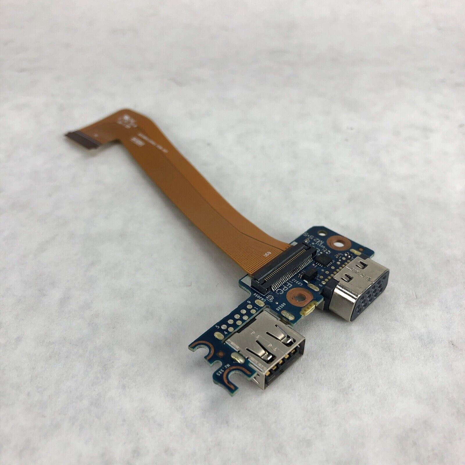 HP EliteBook 850 G3 G4 USB and VGA Interface Board and Ribbon Cable (Lot of 2)