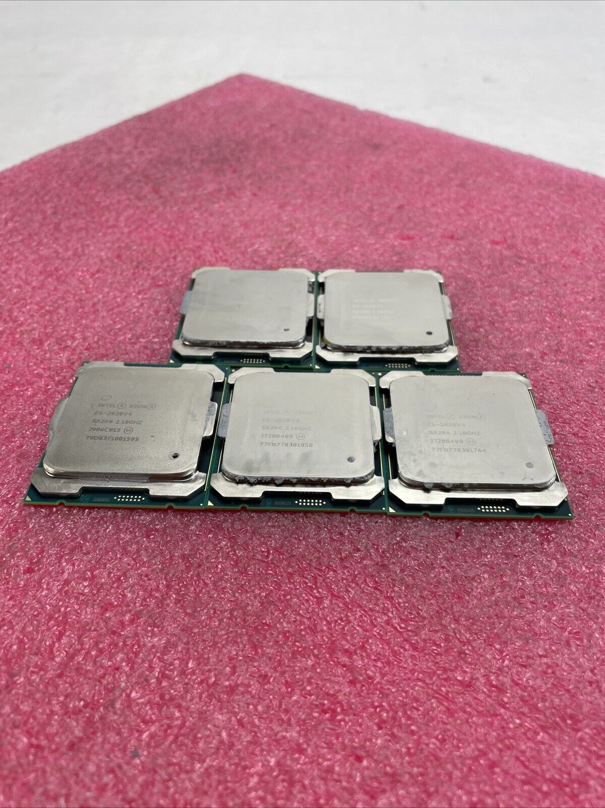 Lot of 5 Intel Xeon E5-2620V4 2.1GHz SR2R6 Processor