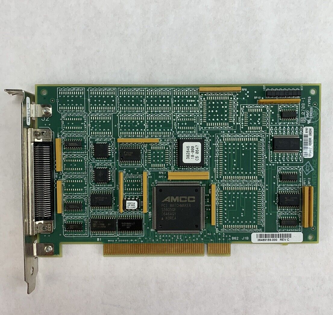 Interface 38489159-000 Rev. C Imaging PCI Card High Density 68-pin SCSI