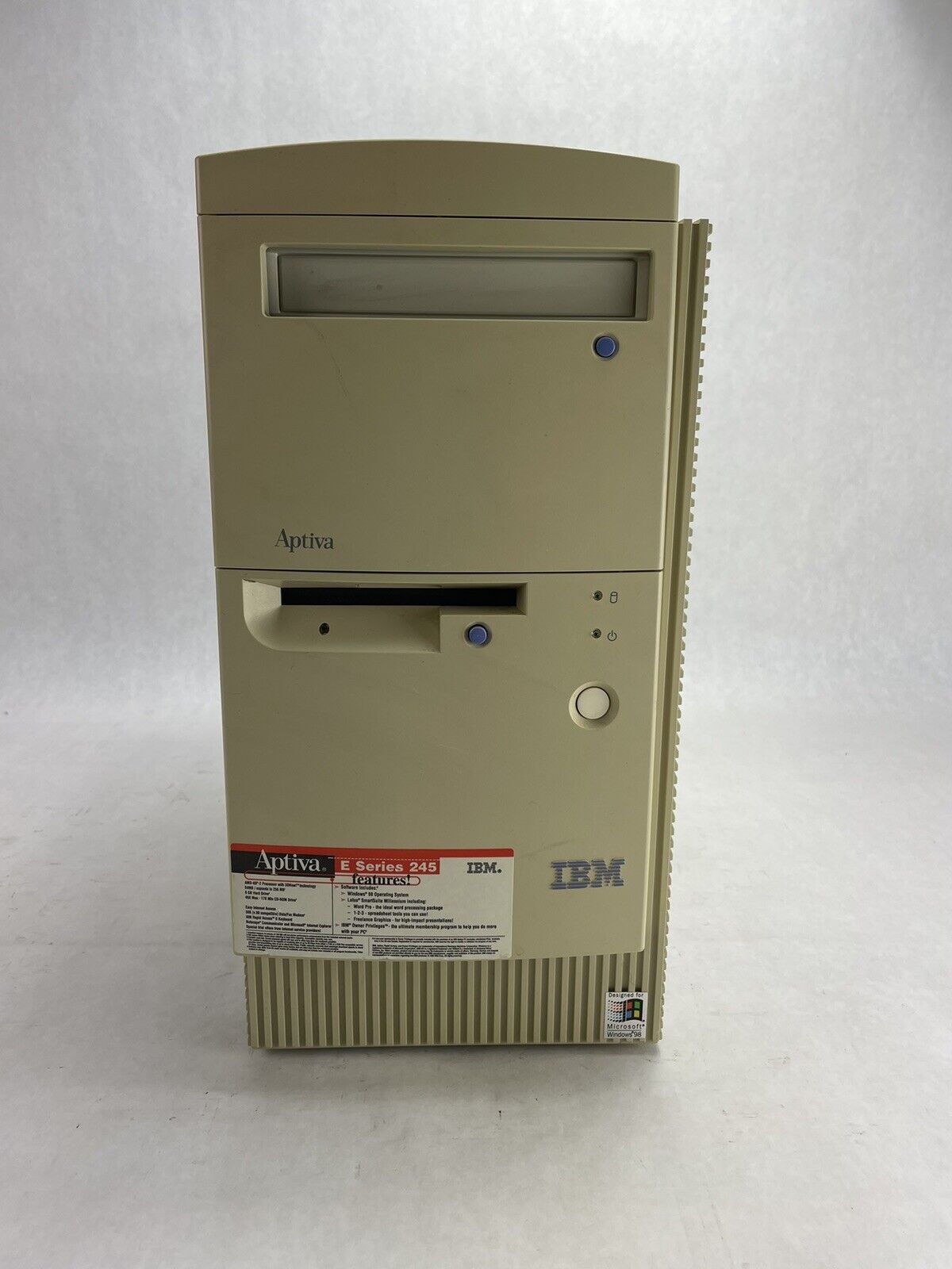 IBM Aptiva E245 MT AMD-K6 3D 450MHz 64MB RAM No HDD No OS