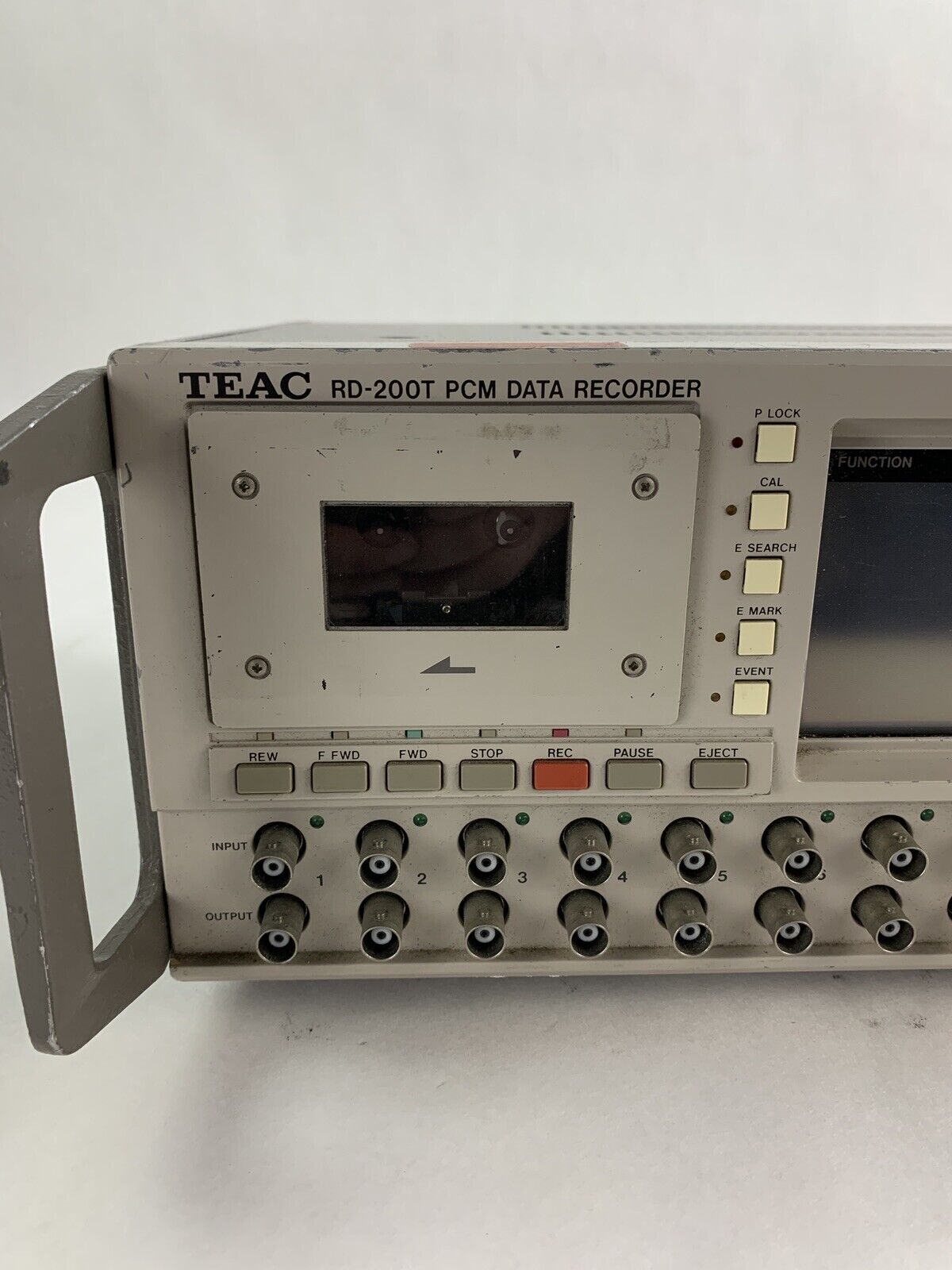 Teac RD-200T PCM Data Recorder Bad Tape Player and Error 100 Parts and Repair