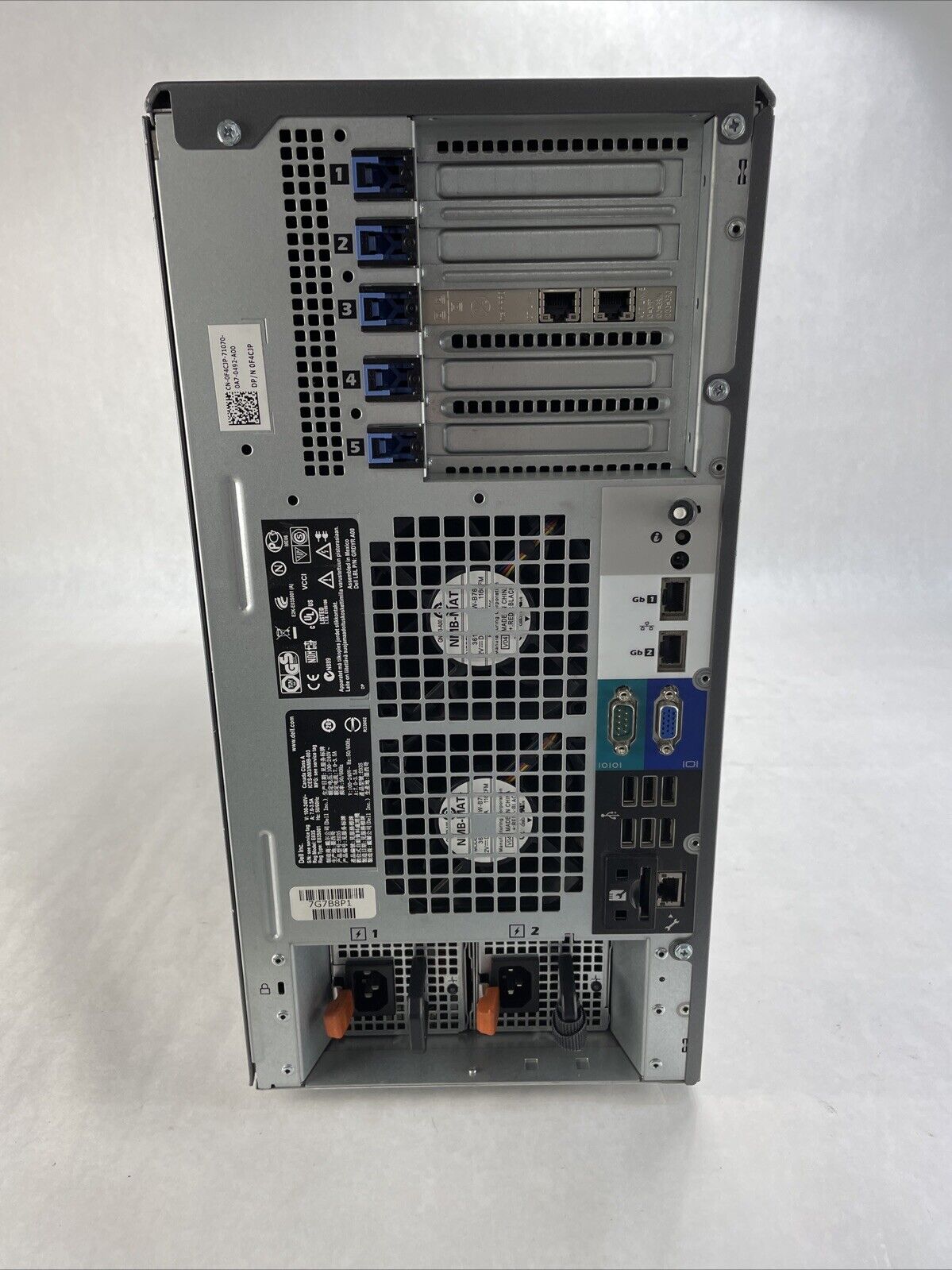 Dell Poweredge T610 Server Intel Xeon E5530 2.4GHz 8GB RAM No HDD No OS