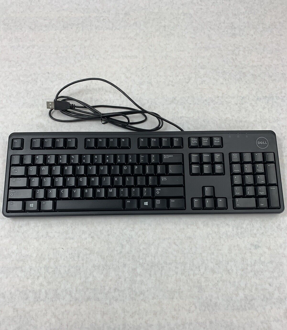 New OEM Opened Box Dell USB Wired Keyboard KB212-B