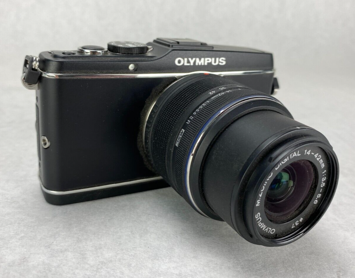 Olympus PEN E-P3 12.3MP Digital Camera 752 Shutter Count w/ 14-42mm Lens