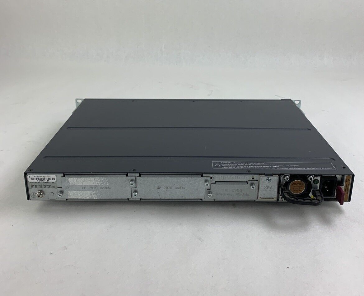 HP J9728A 2920-48G 44-Ports Rack Mountable Network Ethernet Switch Tested Reset