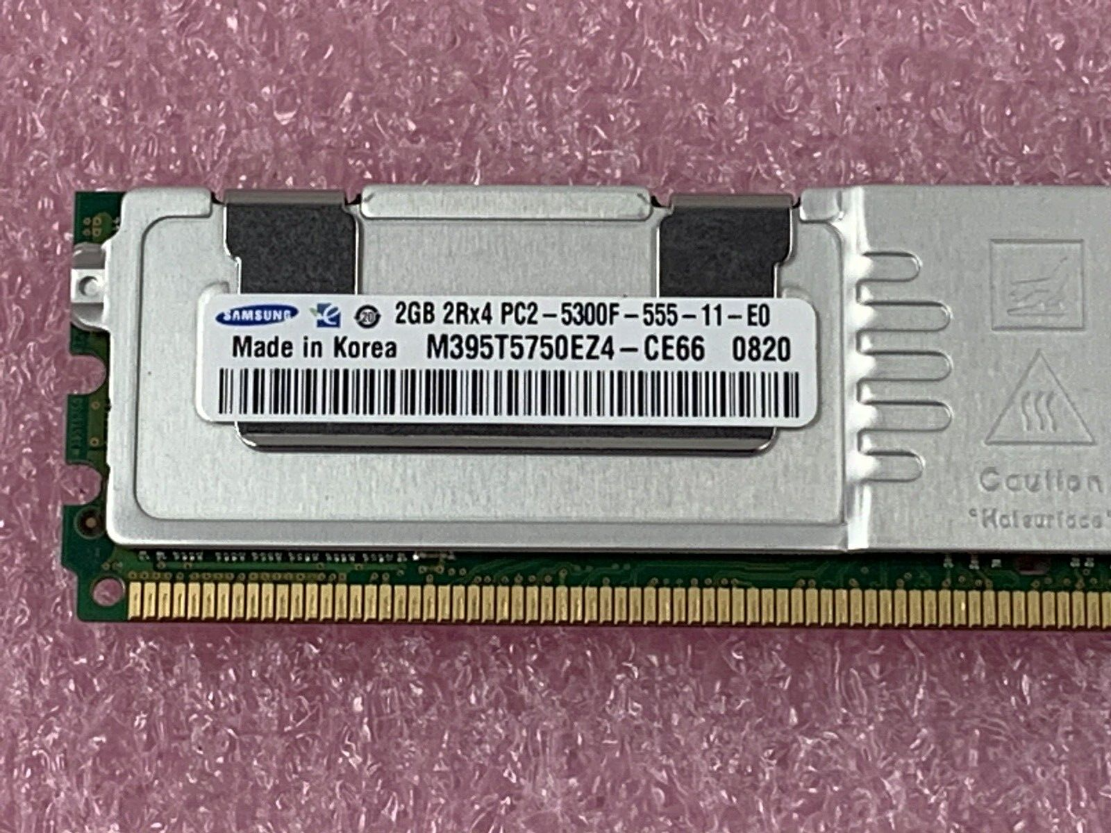 Samsung 16GB (8x2GB) M395T5750EZ4 2Rx4 PC2-5300F 667MHz Server Memory RAM