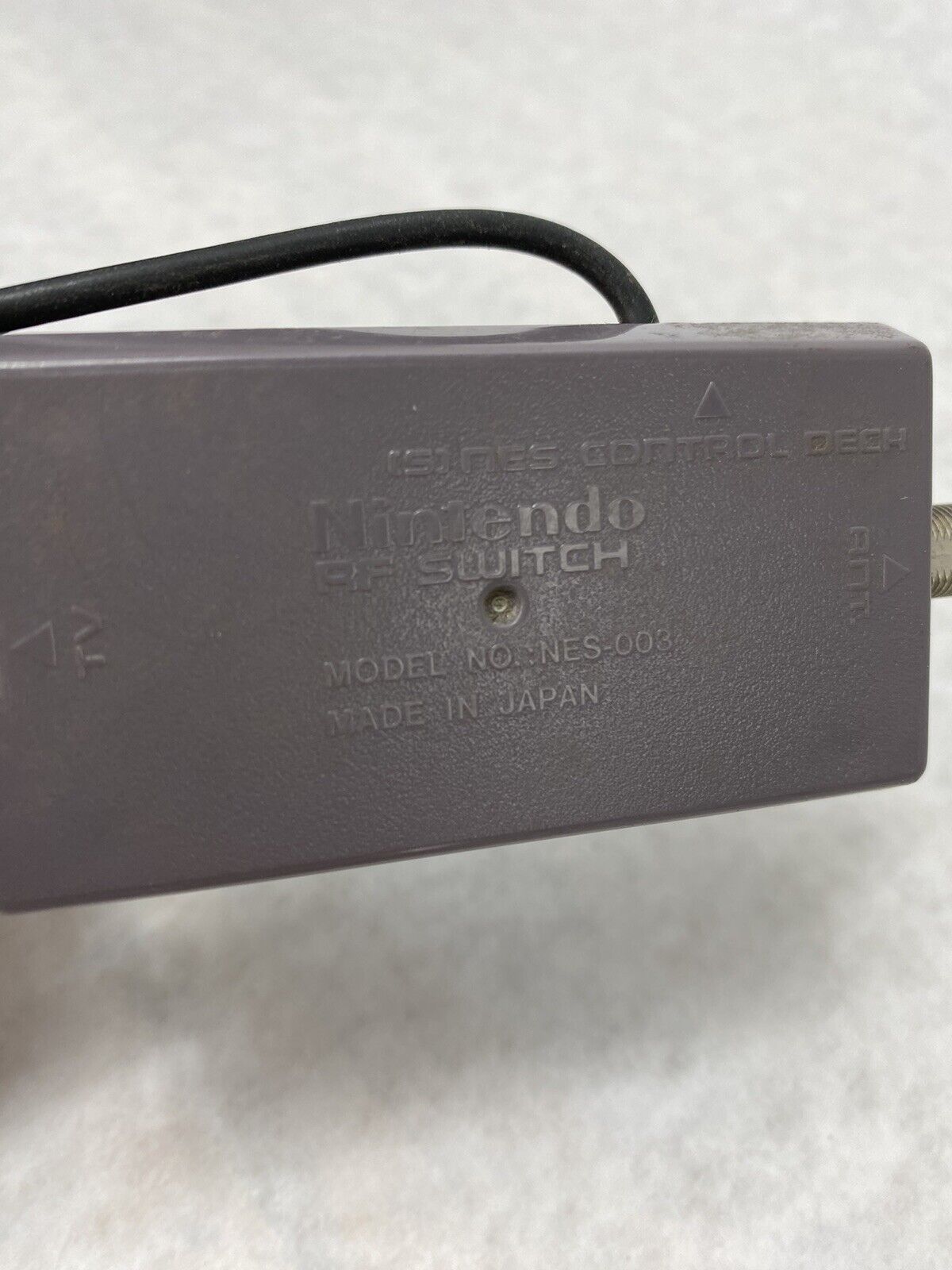 Nintendo NES RF Switch Adapter NES-003 Official OEM Genuine UNTESTED