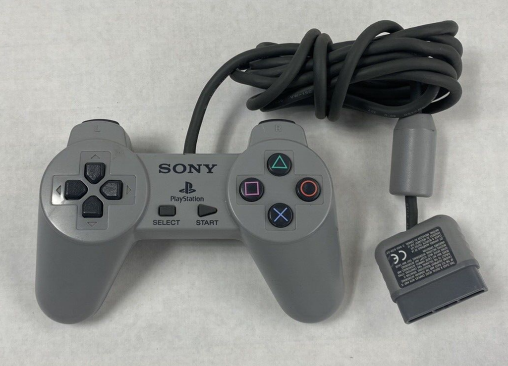 Lot of 2 Sony Playstation One SCPH-1080 Wired Controller Parts and Repair