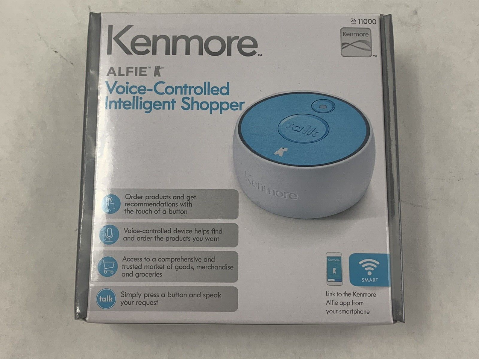 Kenmore Alfie Voice-Controlled Intelligent Shopper 11000 NIB Sealed