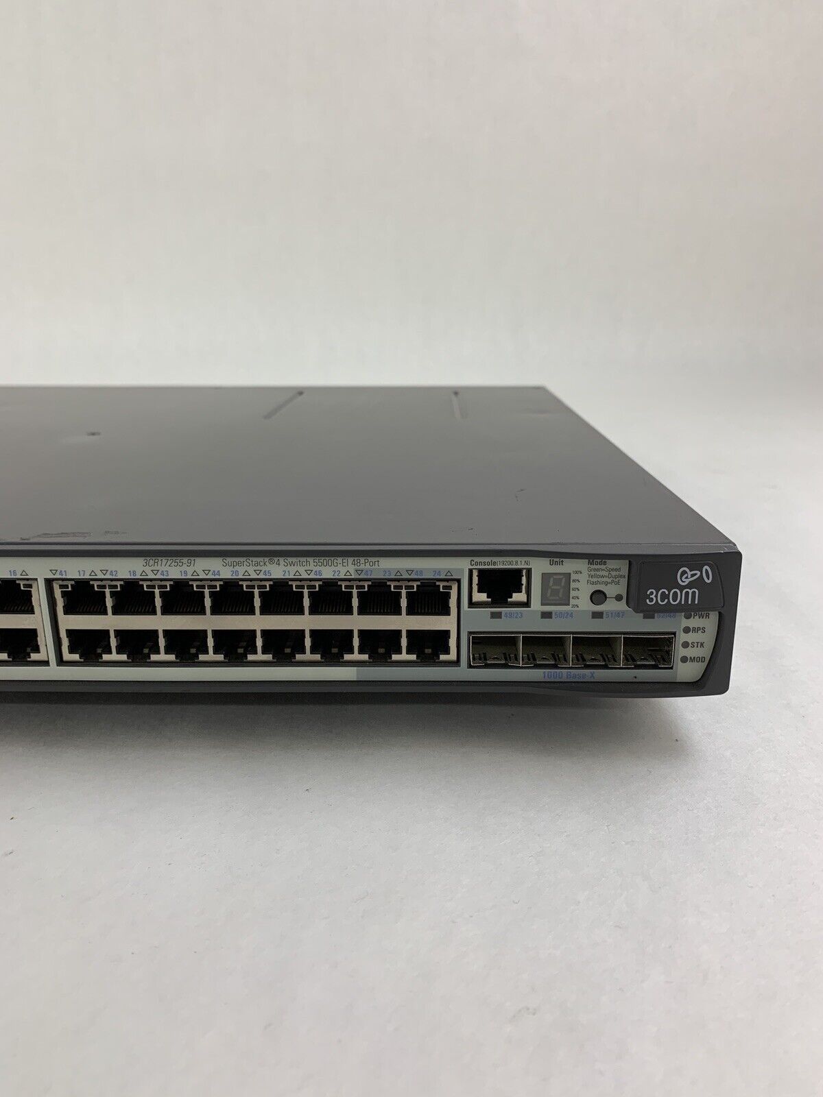 3Com 3CR17251-91 Switch 5500G-EI 48 Port Network Managed Switch Tested No OS