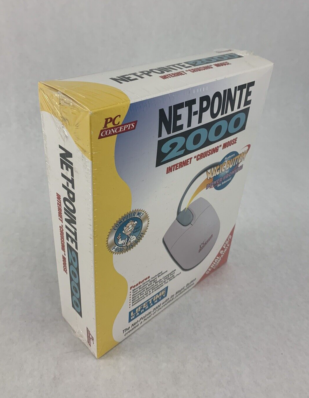 Vintage PC Concepts NET-POINTE Mouse Serial PS/2 Compatible