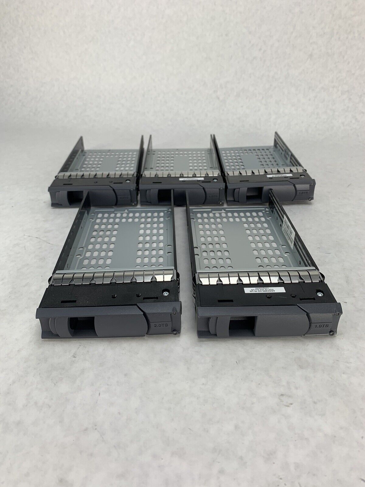 Lot 5 NetAPP 111-00734+C0 1.0TB SAS/SATA 3.5" Hard Drive Tray Only 0095673-10