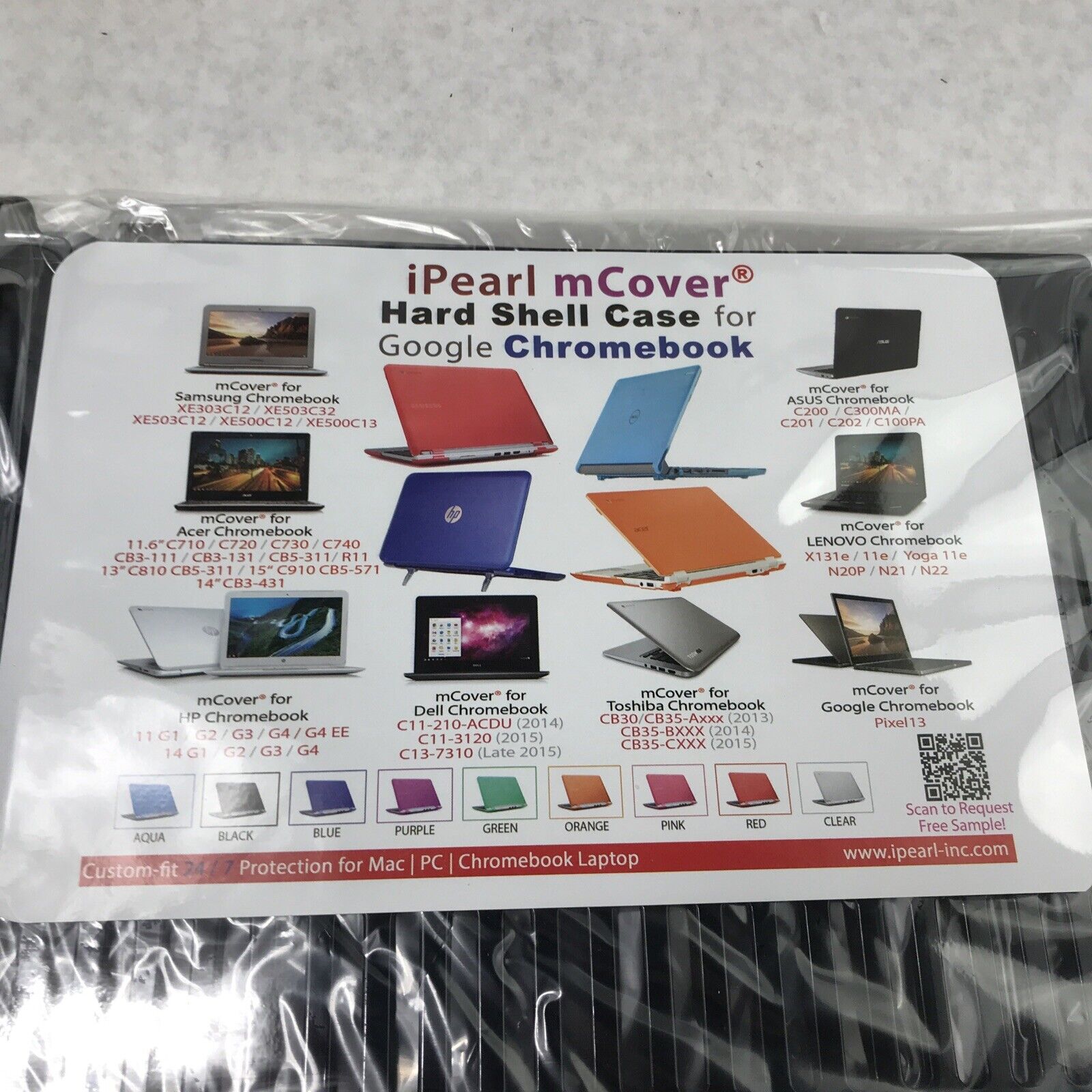 IPearl mCover Hard Shell Case for Google ChromeBook Black