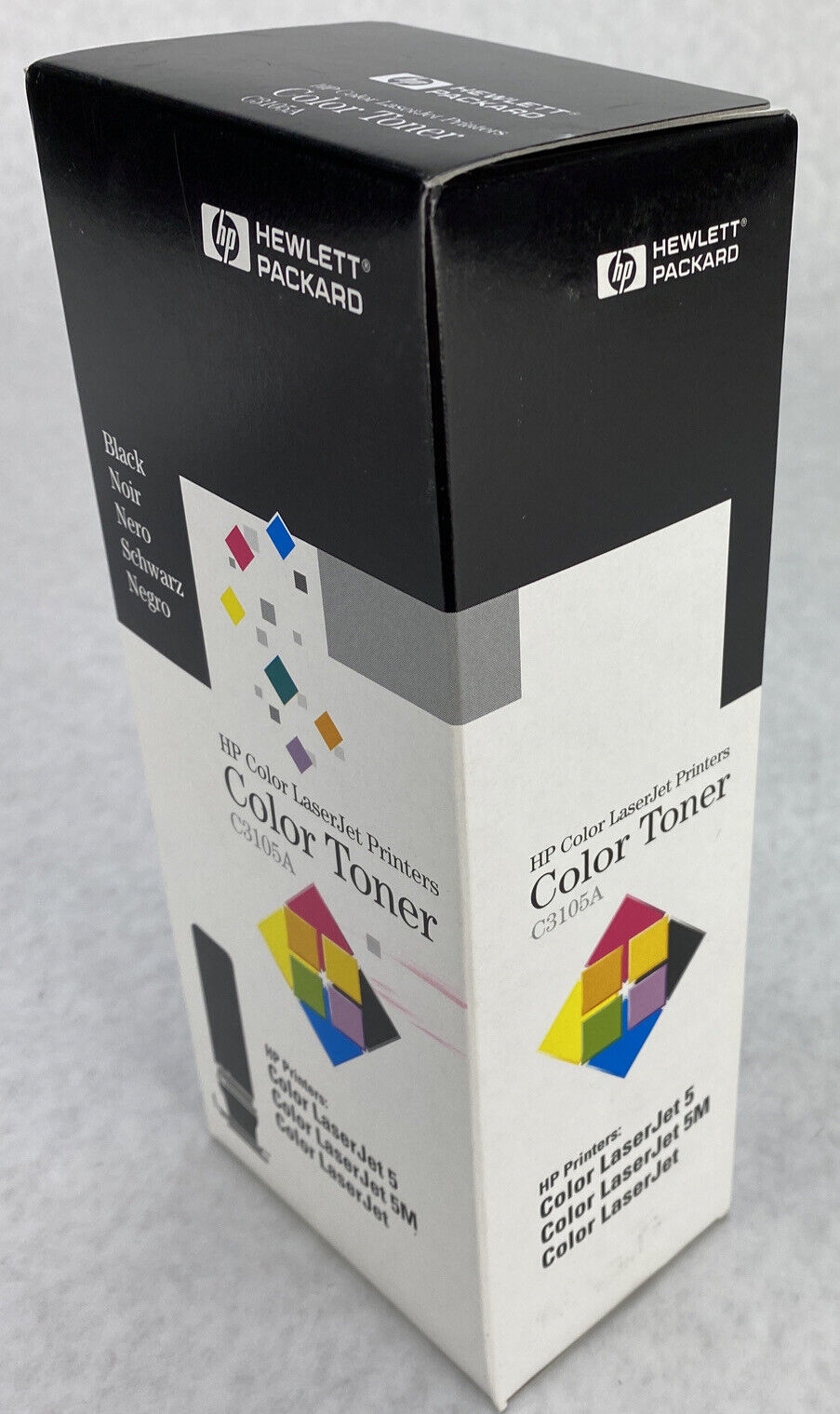 HP C3105A Black Toner Cartridge Color LaserJet 5 Sealed (Lot of 2)