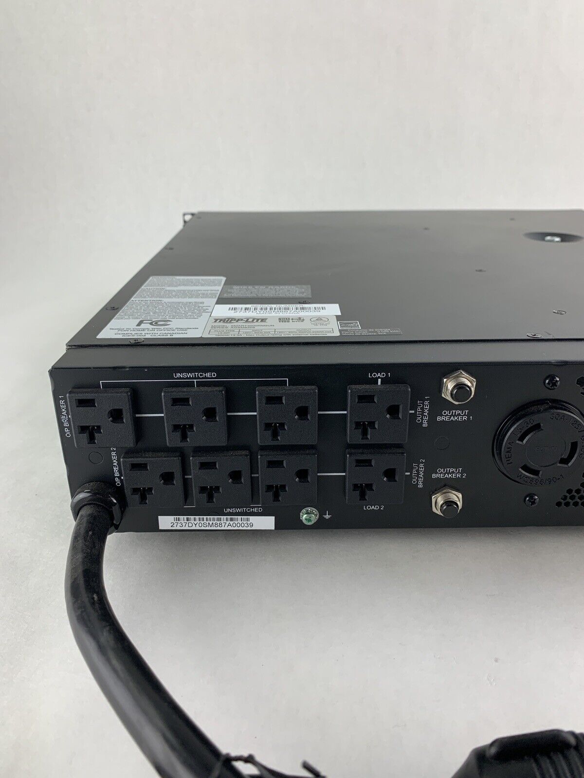 Tripp-Lite smart3000rm2un UPS Smart 3000VA 2250W Rackmount AVR 120V Tested