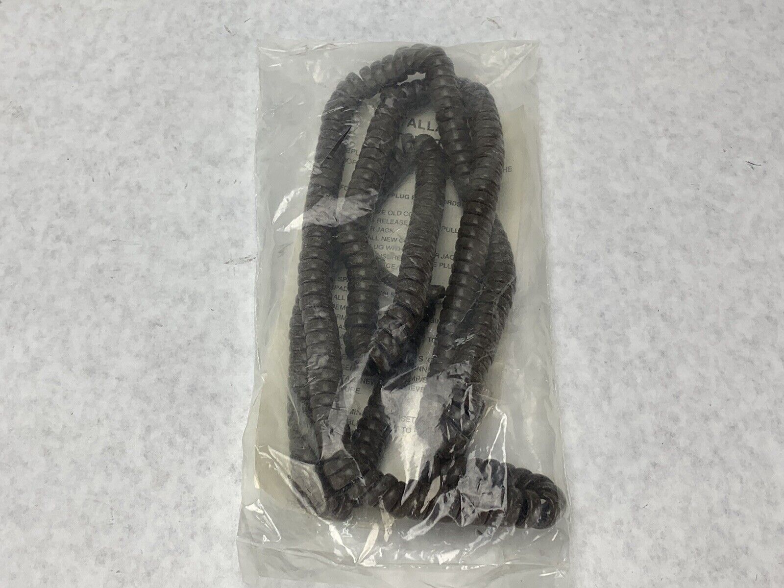 NEW Premier handset cord 12ft cocoa brown