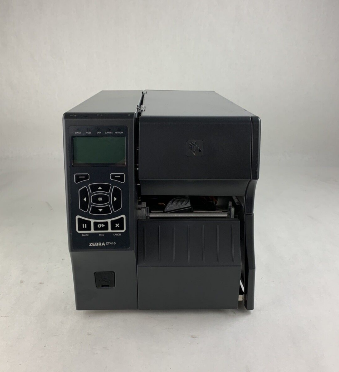 Zebra ZT410 Direct Thermal USB Barcode Printer No Printhead or Ribbon For Parts