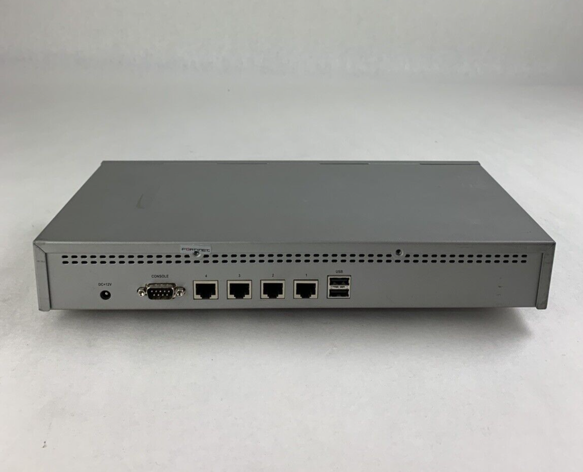 Fortinet FortiMail-100 FML-100 Security Appliance With AC Adapter Tested