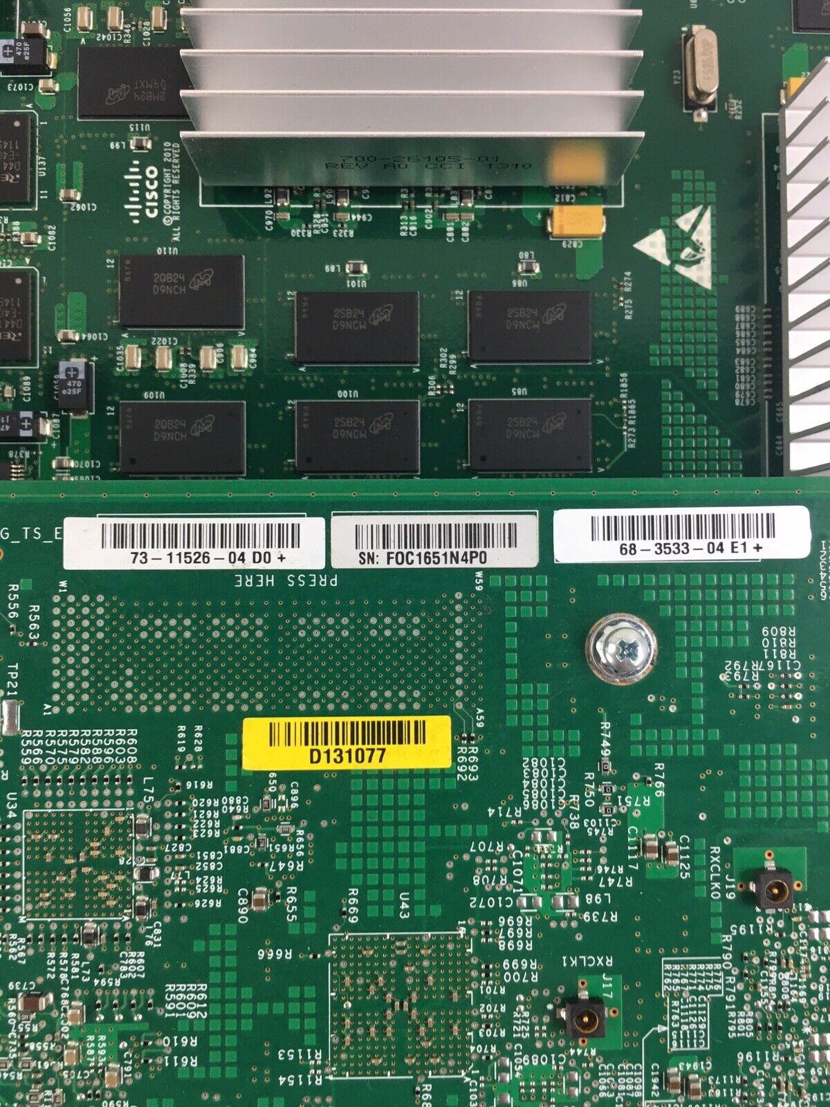 Cisco A9K-4T-L 4 Port 10GE Low Queue Line Card