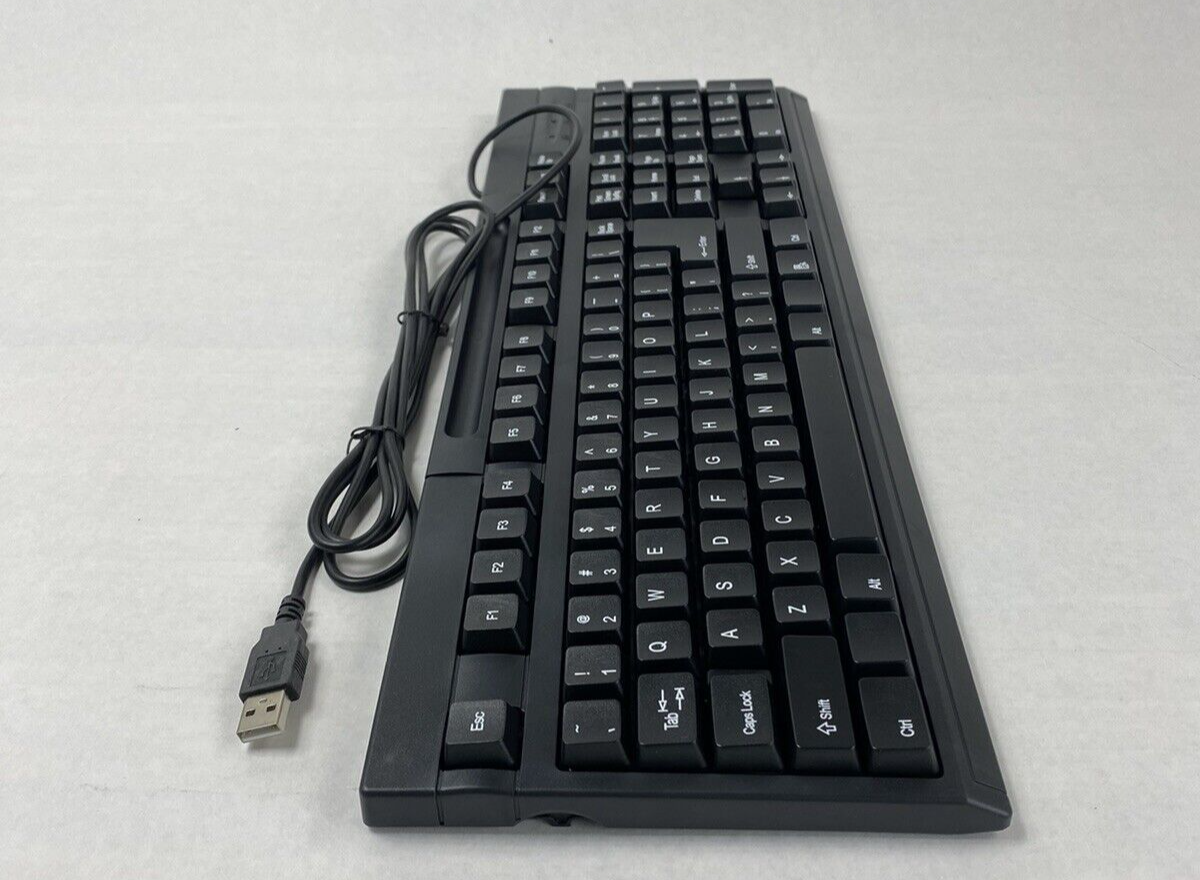 iMicro KB-US819EB Basic KB 107 Key Standard English Black