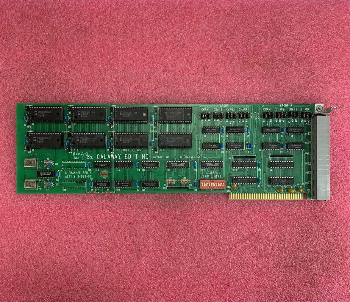 Calaway 24028-01 8-Channel Serial Card