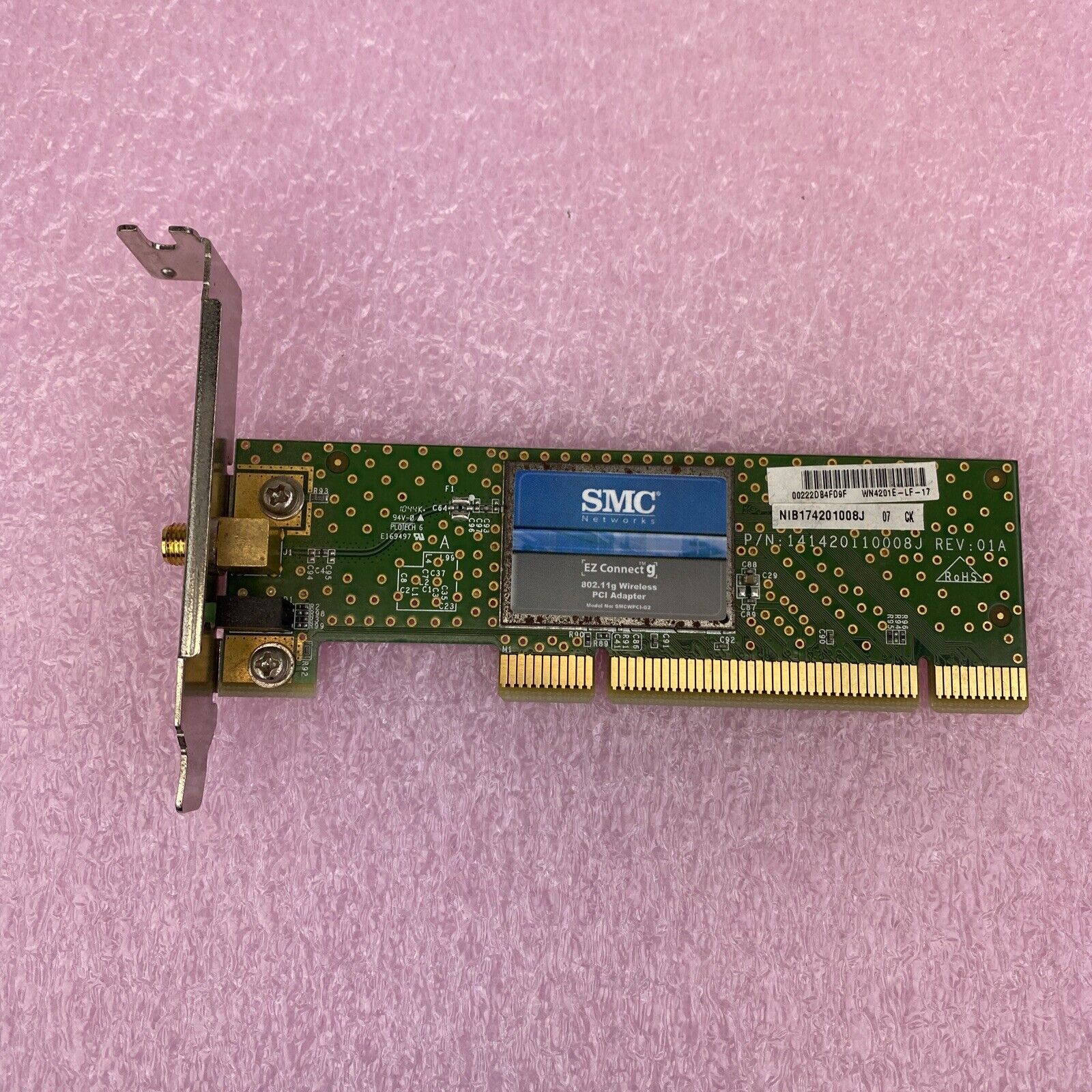 SMC T205001310 EZ Connect g - Wireless PCI card 54mbps 802.11G