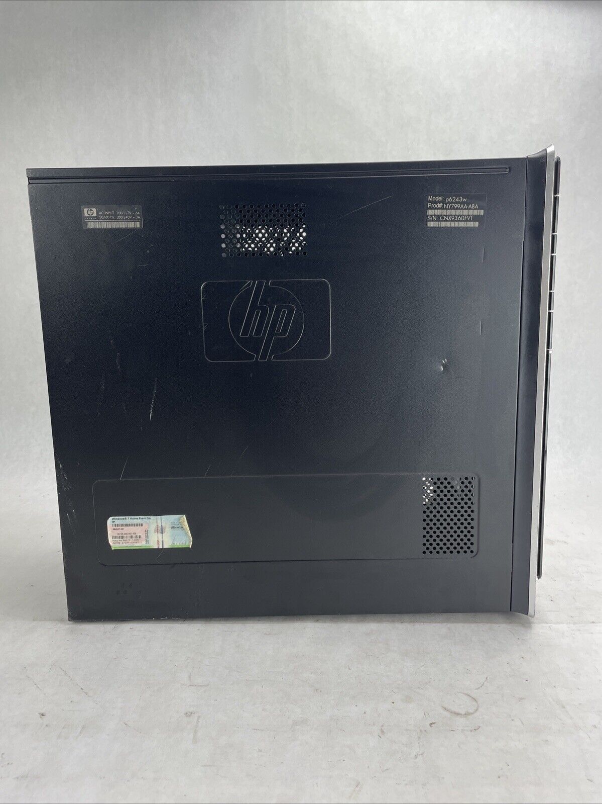 HP P6000 MT AMD Sempron LE-1200 2.1GHz 3GB RAM No HDD No OS