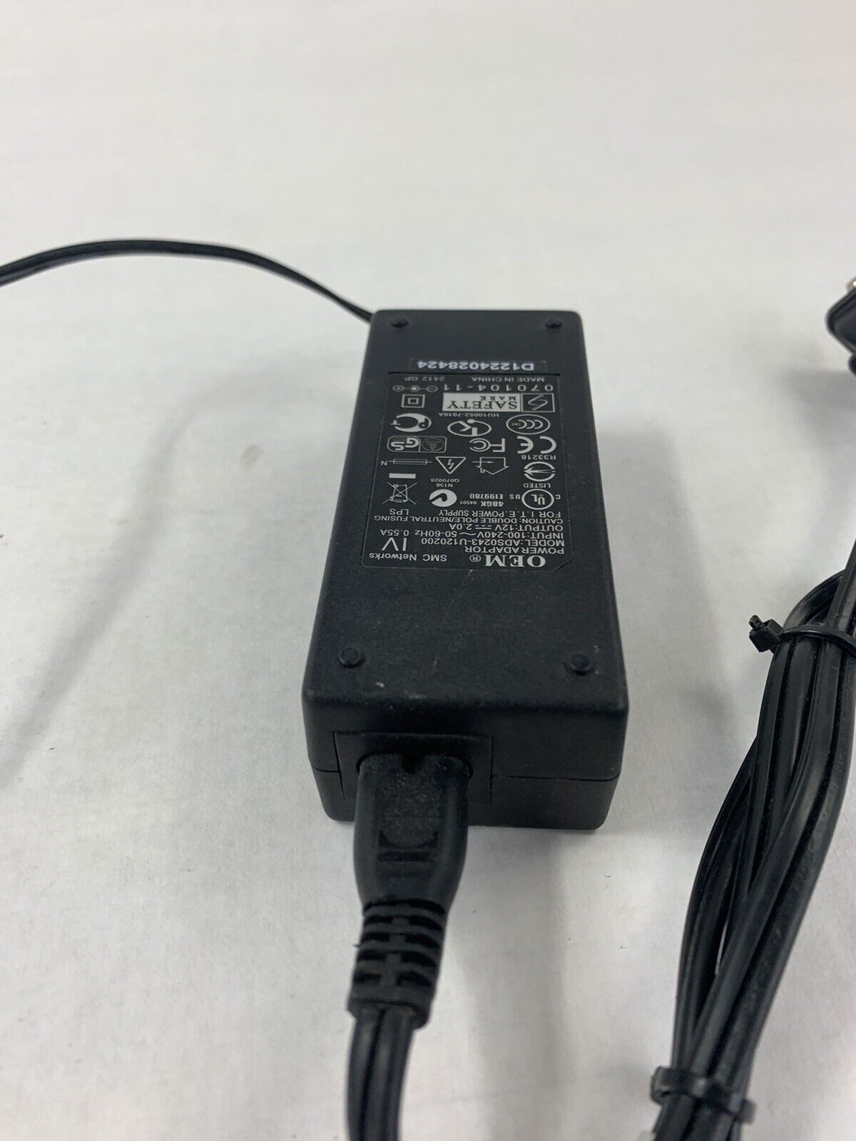 Lot 3 OEM AC Adapter 24W 12V 2.0A ADS0243-U120200