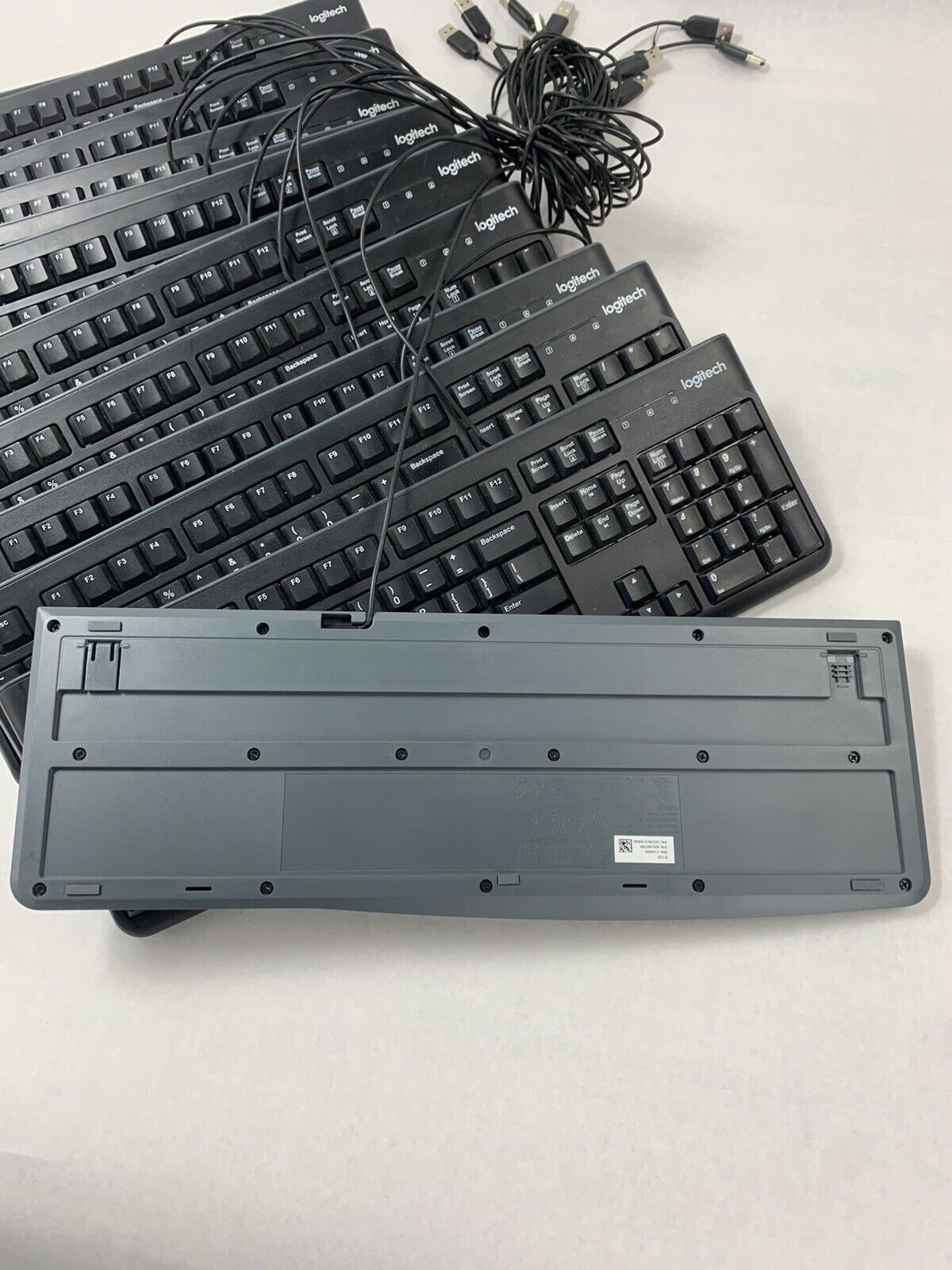 Lot of 12 Logitech K120 Y-U0009 Wired Keyboard