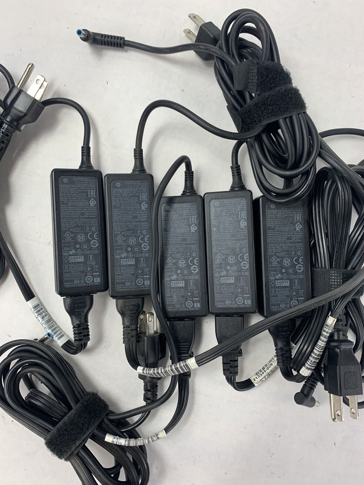 Lot 5 OEM HP HSTNN-CA40 19.5V 2.31A 45W Laptop Charger AC Power Adapter Blue Tip