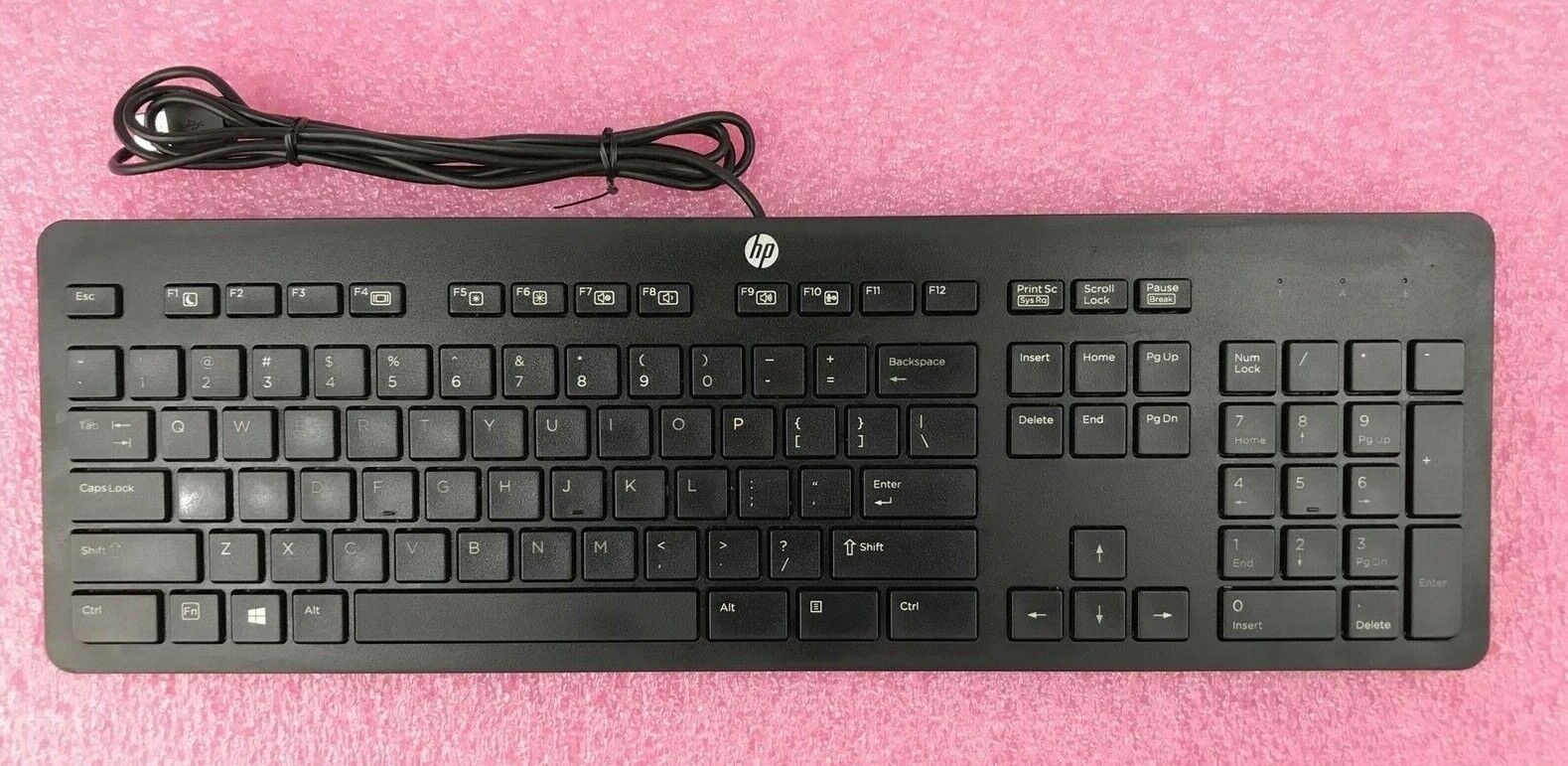 HP USB Slim KB Black Model PH0U (Lot of 2)