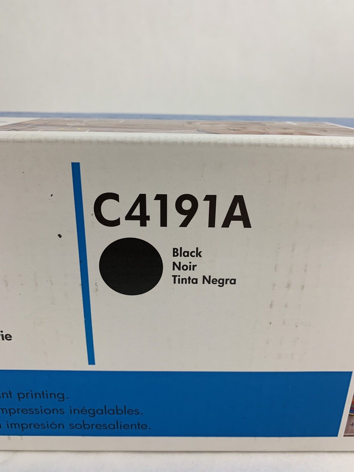 New Sealed OEM HP C4191A Black Laserjet Toner Print Cartridge