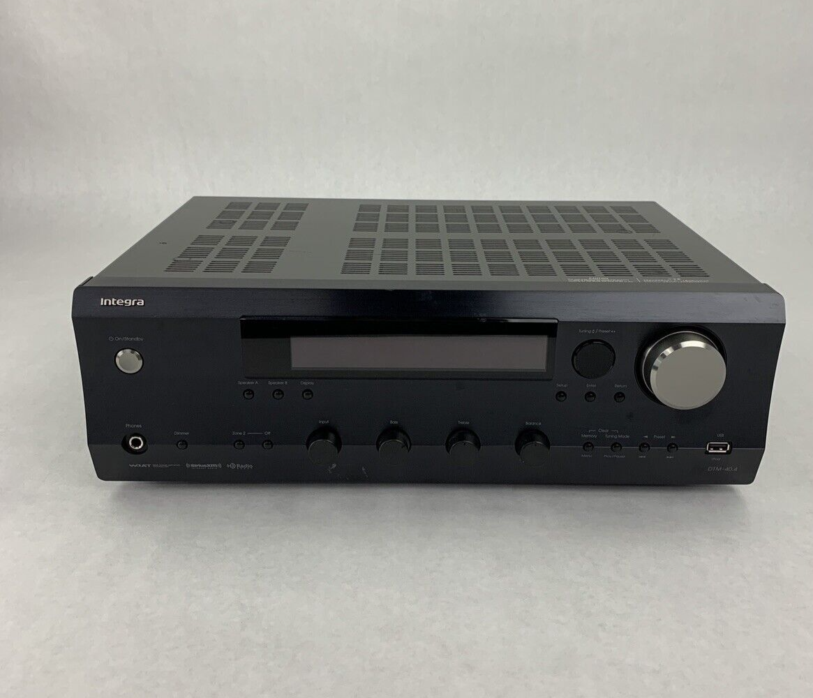 Integra DTM 40.4 Sirius XM WRAT Wide Range Amplifier Tested Bad Caps For Parts