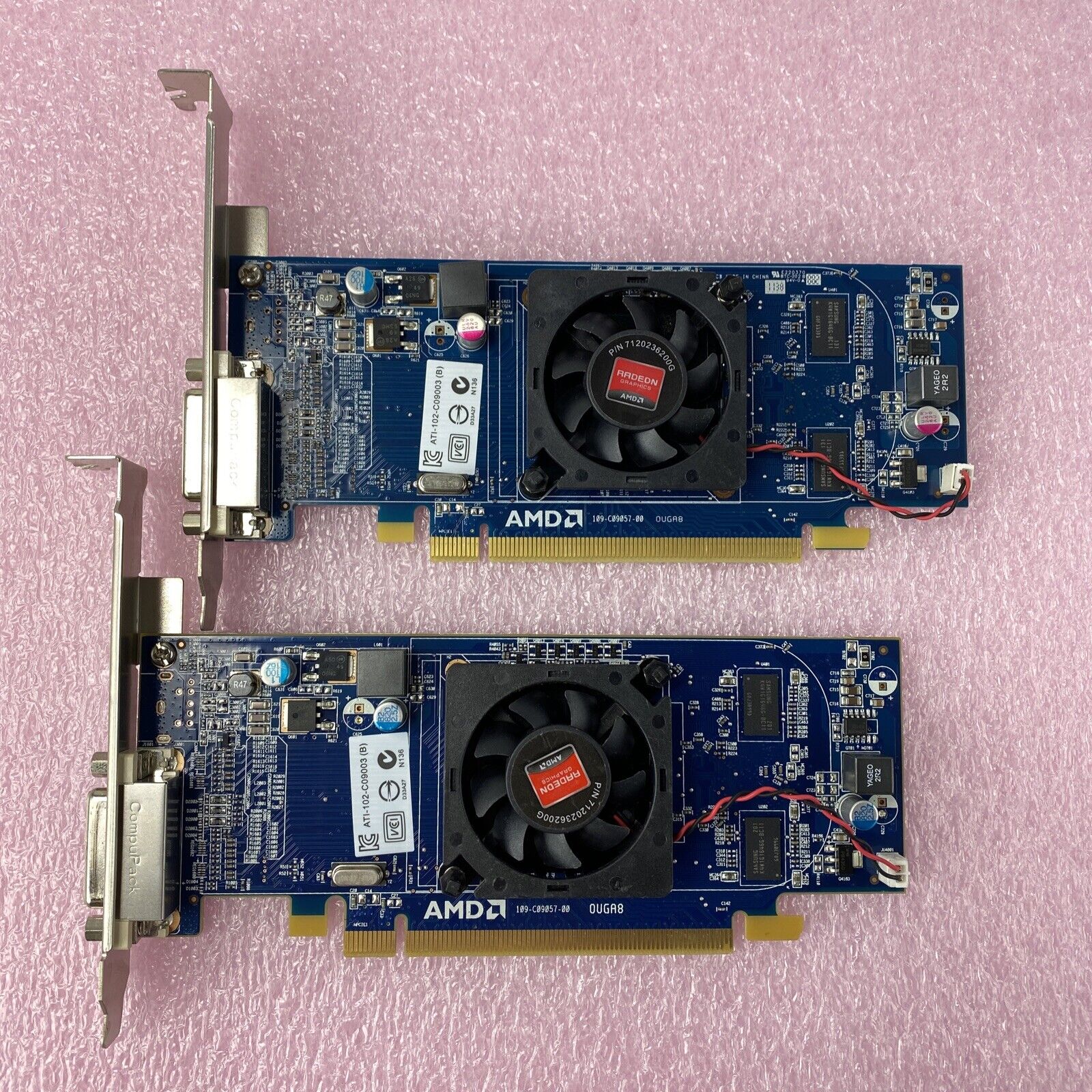 Lot( 2 ) Dell 0XF27T AMD Radeon HD5450 512MB DMS-59 PCIe Video Graphics Card