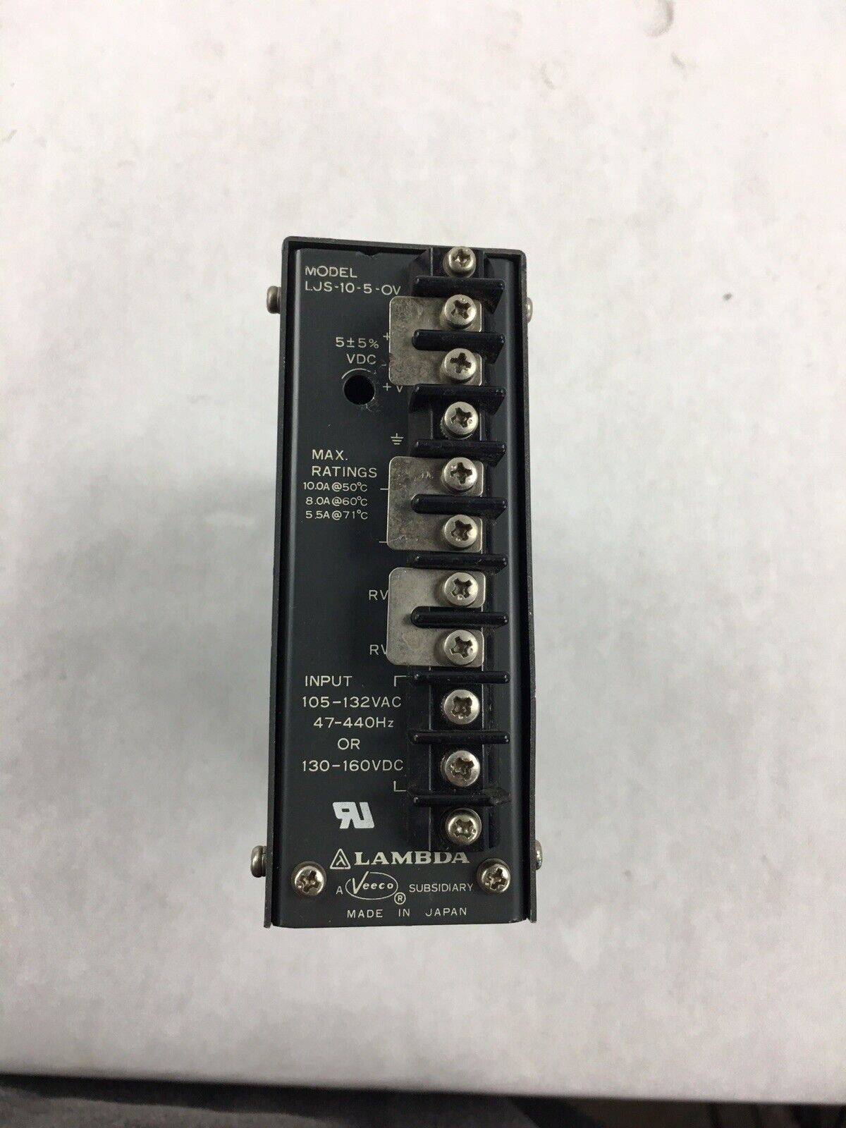 Lambda LJS-10-5-OV DC Power Supply