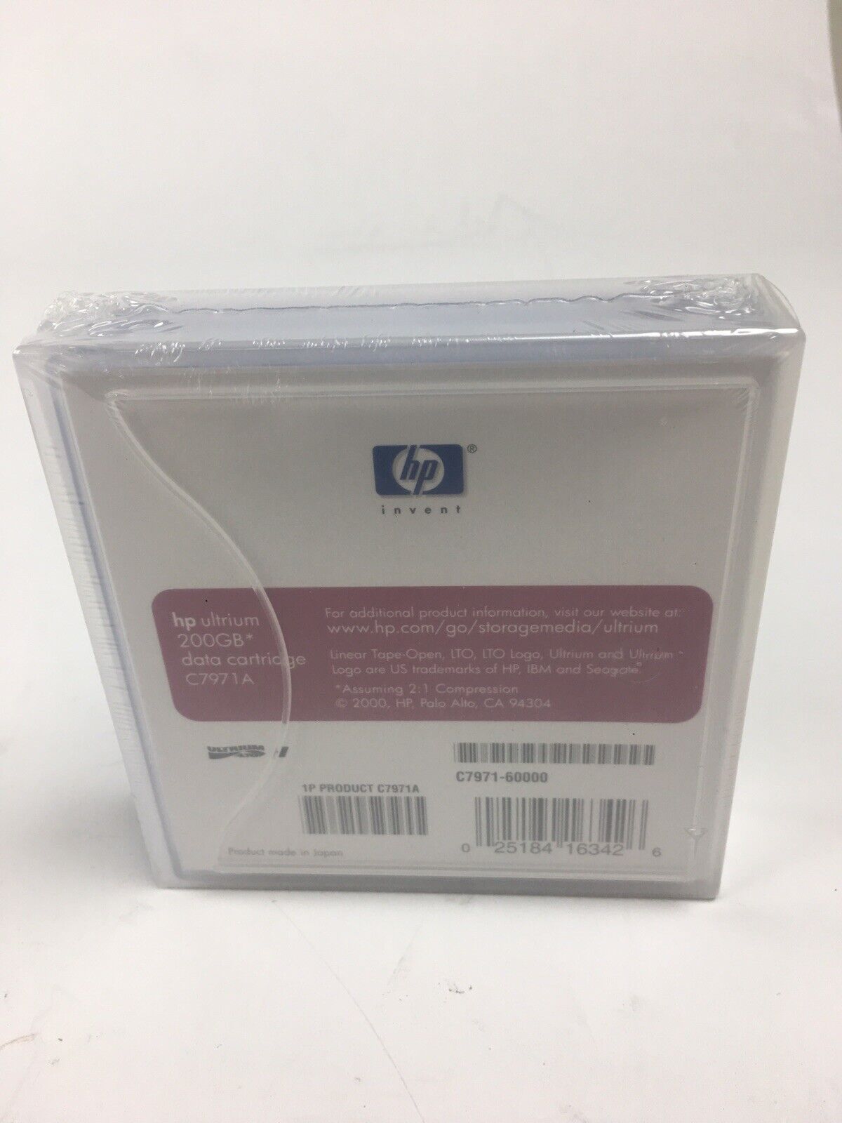 HP LTO-1 Ultrium 200GB Data Cartridge C7971A (Lot of 5)