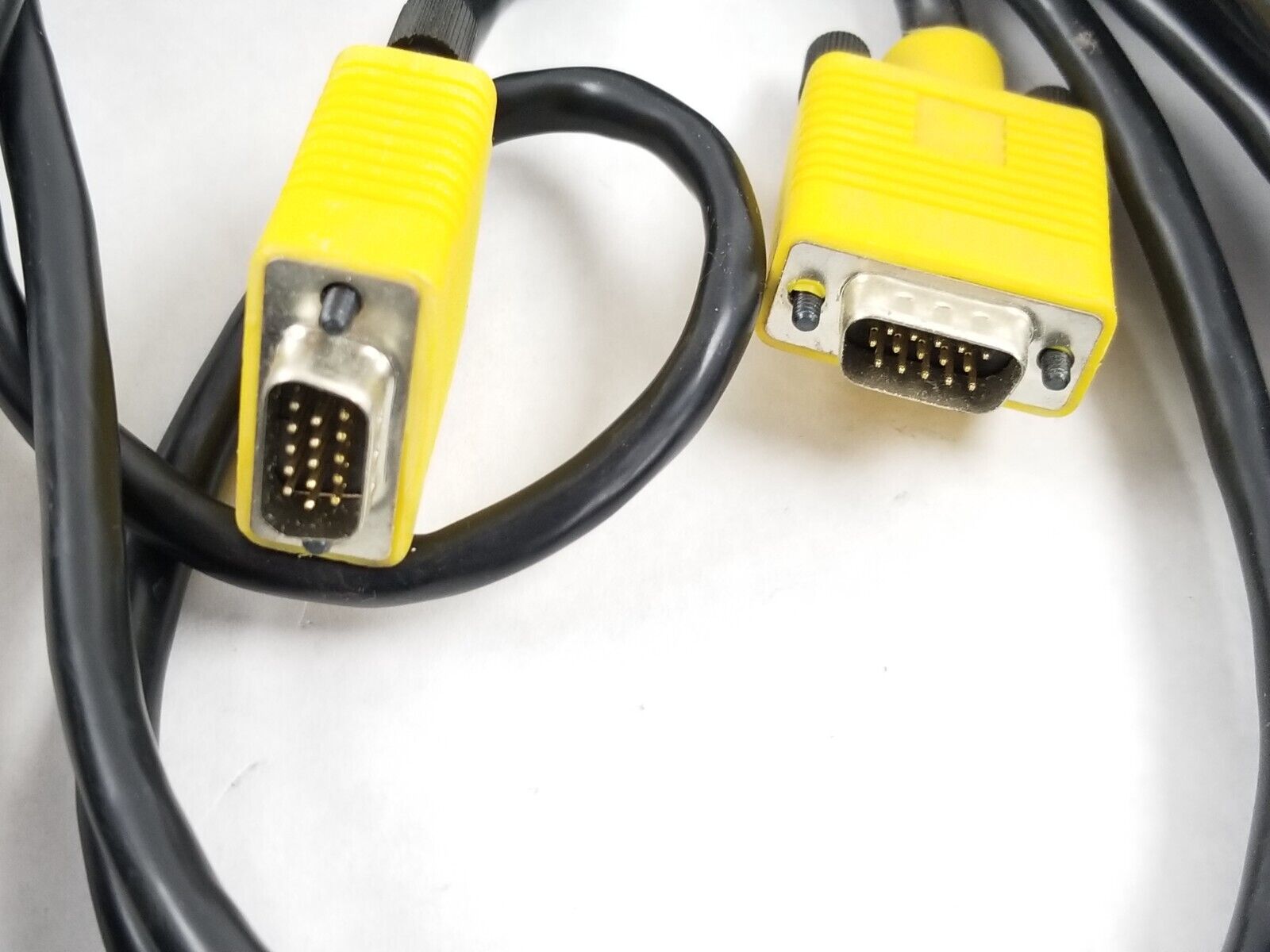 Lot of (2) Polycom Male to Male VGA Cable 25ft for VS4000 (P/N:09211-001)