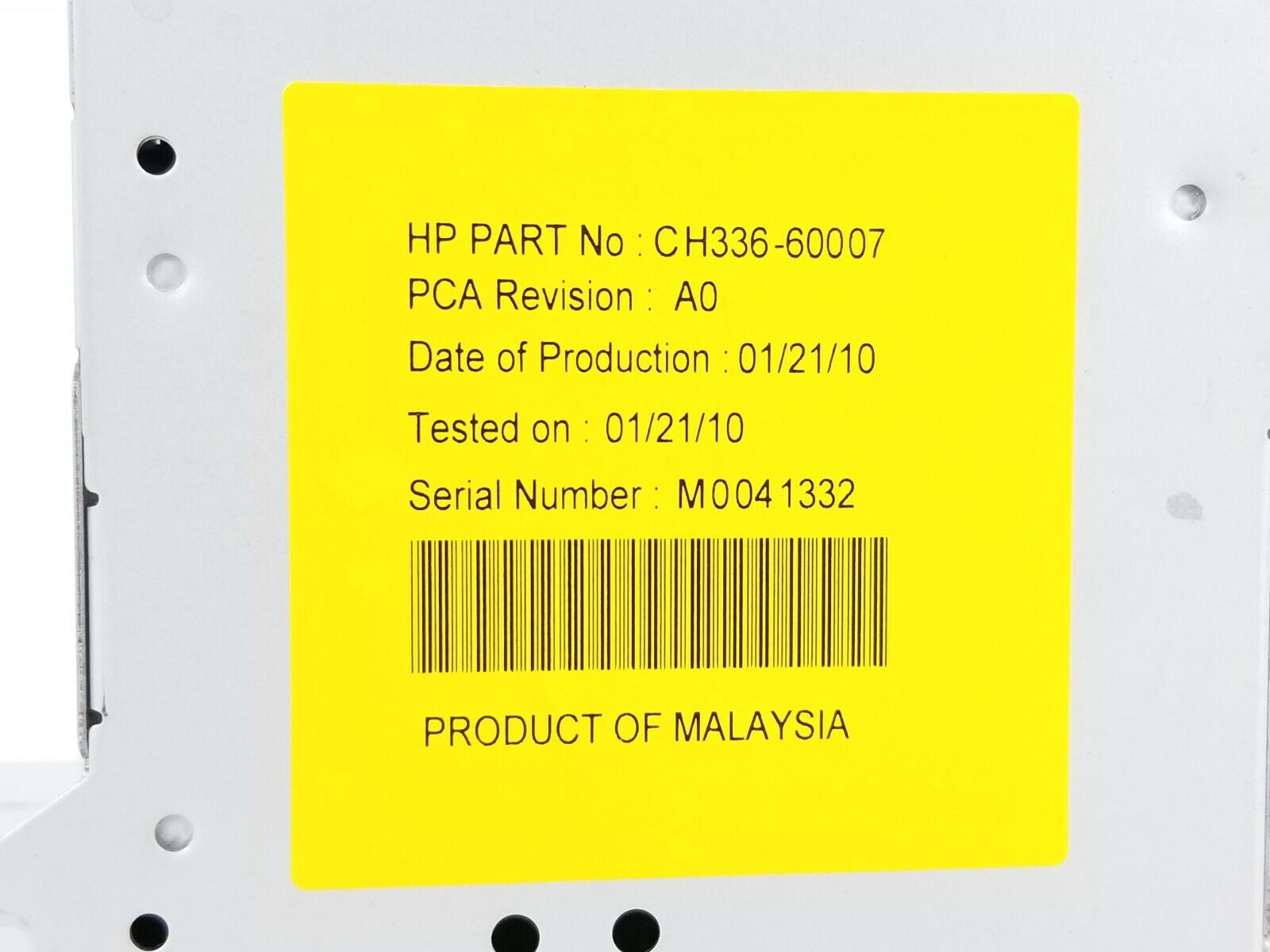 HP CH336-60007 Main PCA / Elec Module SVC Electronics Module