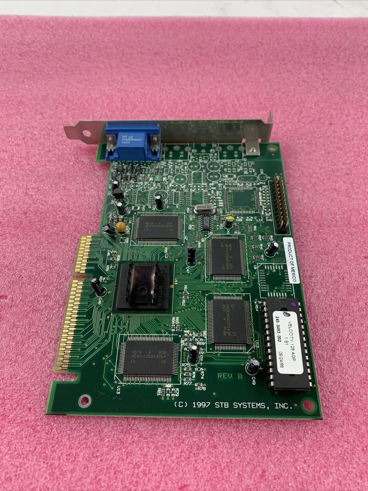 STB Systems Inc 210-0275-00X AGP Video Card Velocity 128