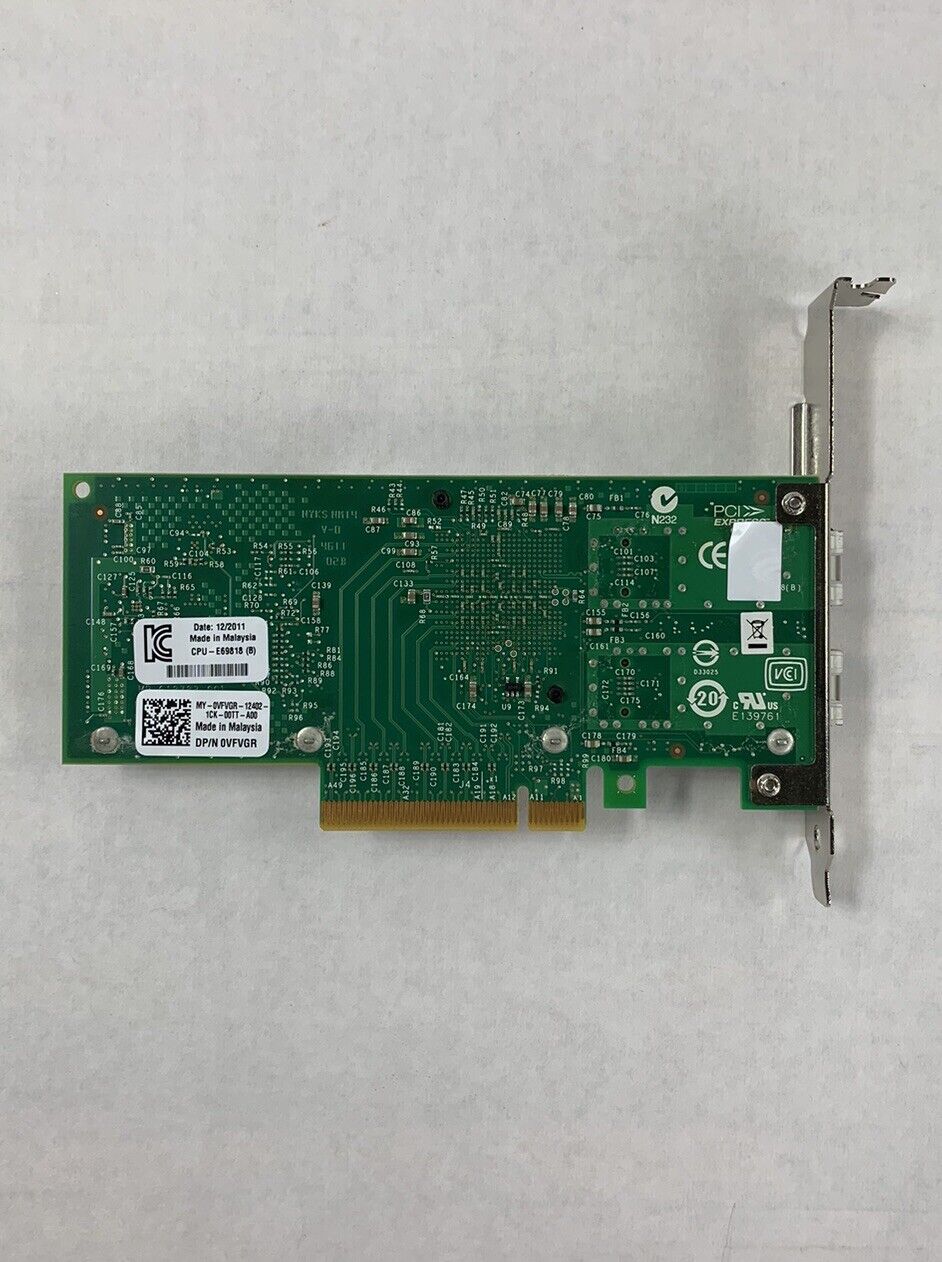 Intel X520-DA2 CPU-E69818 Network Ethernet Server Adapter 2-Ports