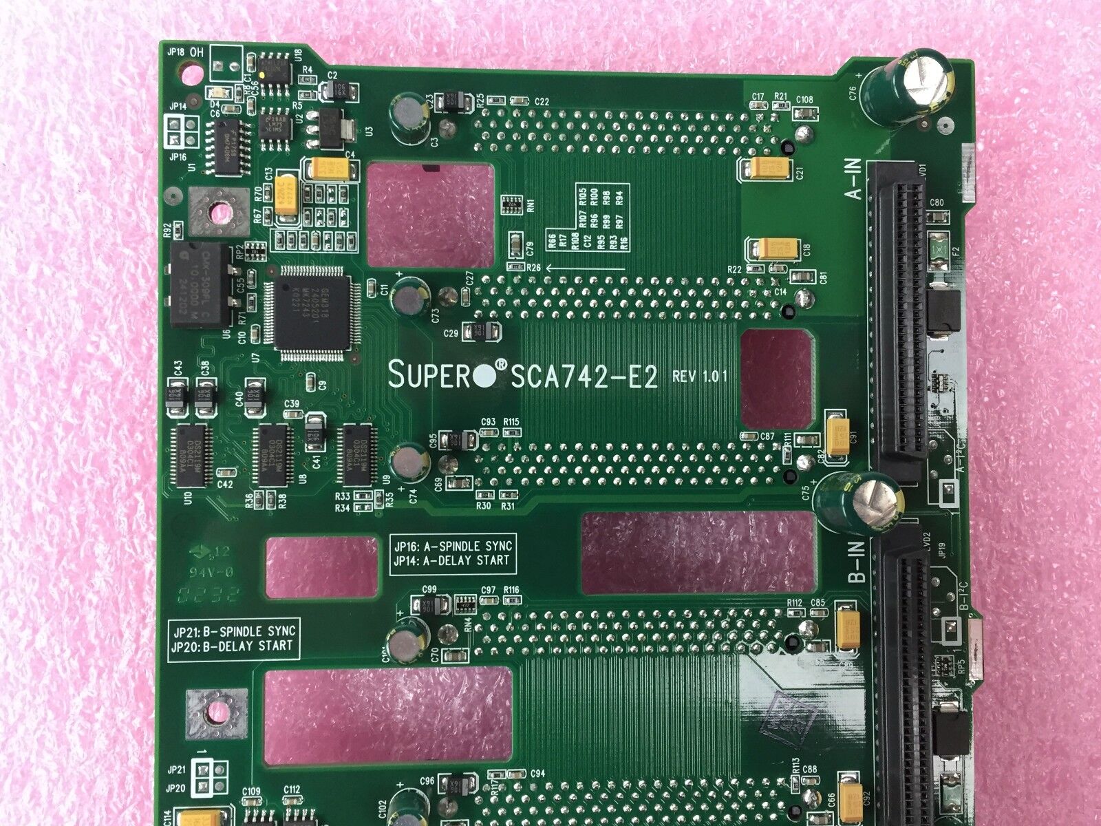 SuperMicro SCSI Dual Channel Backpanel Board SCA742-E2