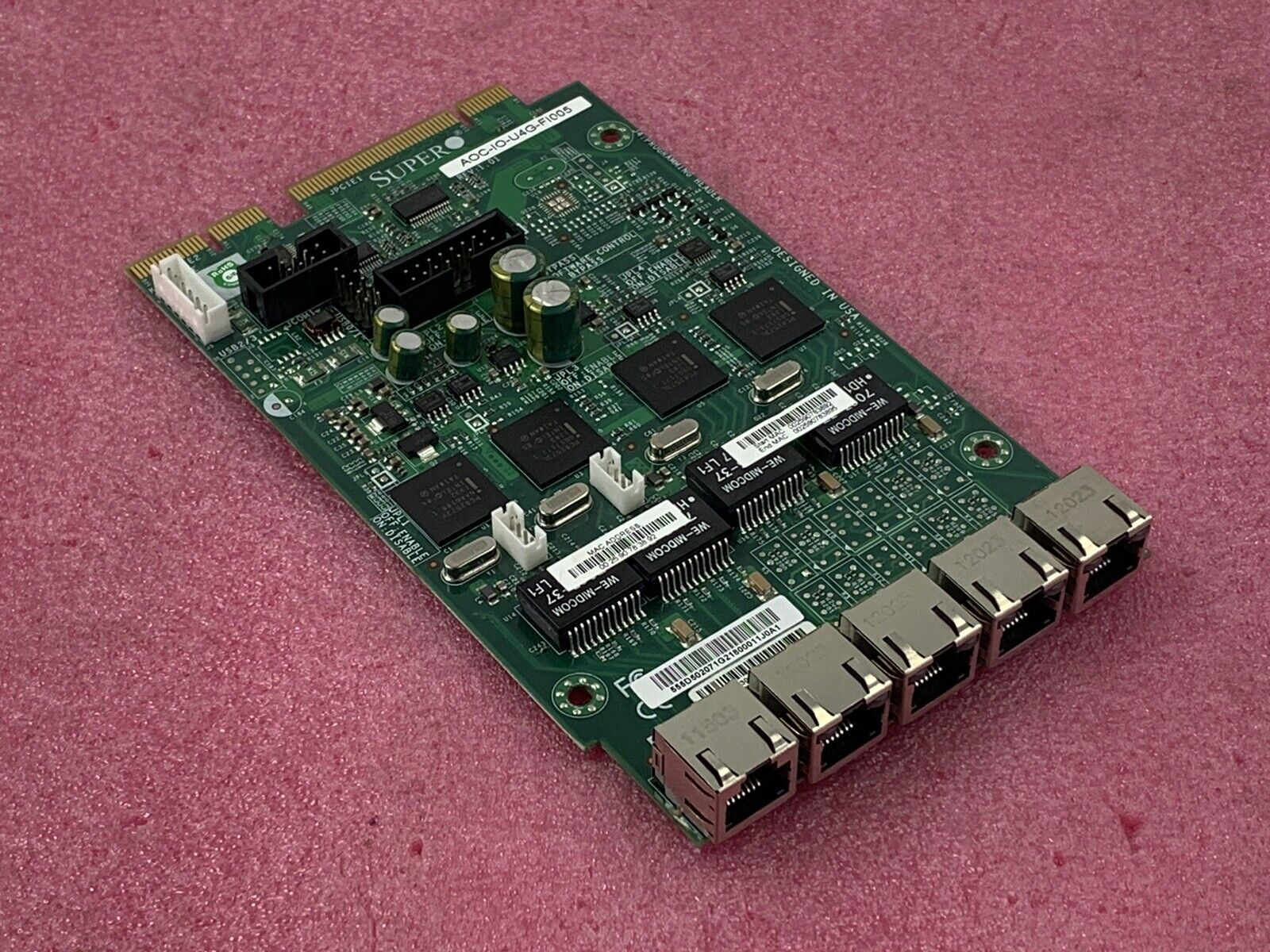 SUPERMICRO AOC-IO-U4G-FI005 Fortinet Network Switch Internal Card