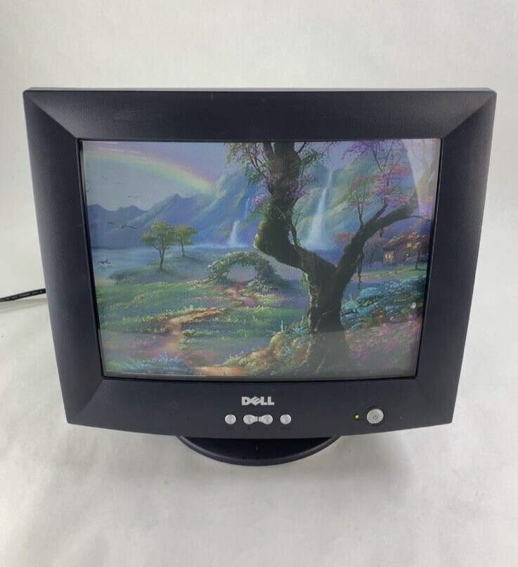 Dell E772c 17" CRT VGA Color Computer CRT Monitor 60Hz Retro Gaming Grade B