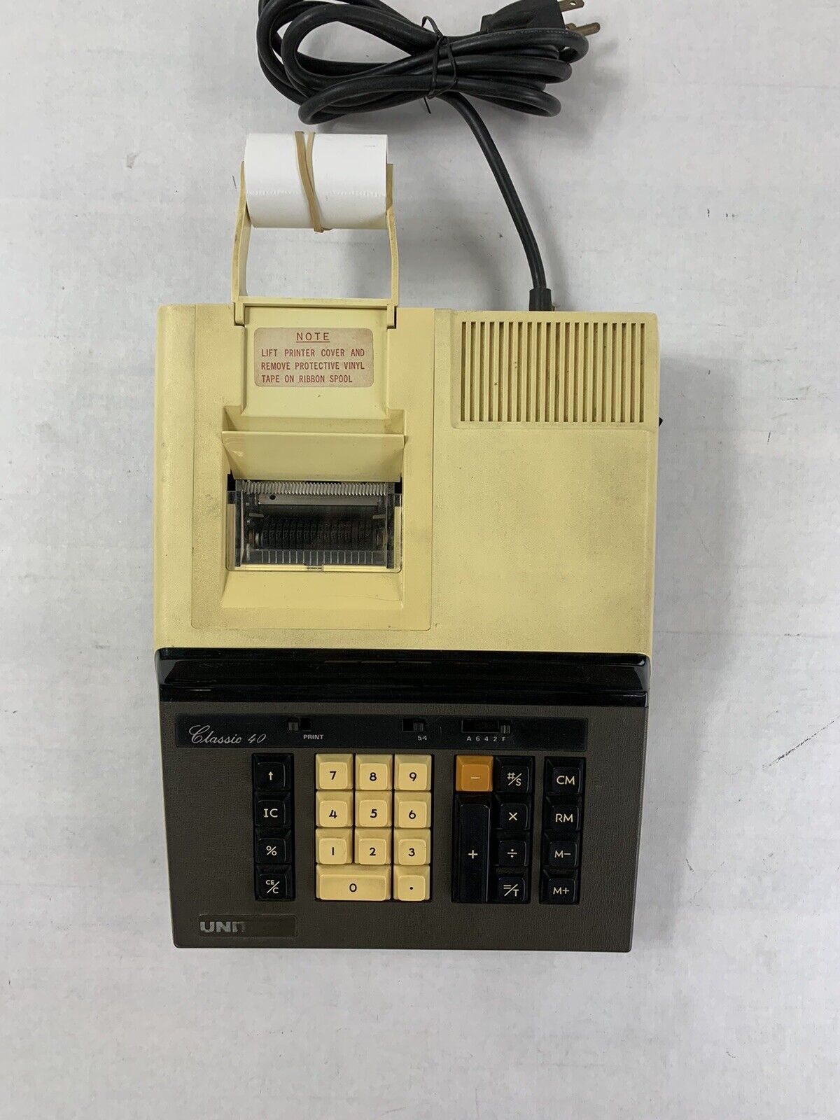 Vintage Unitrex Classic 40 Calculator