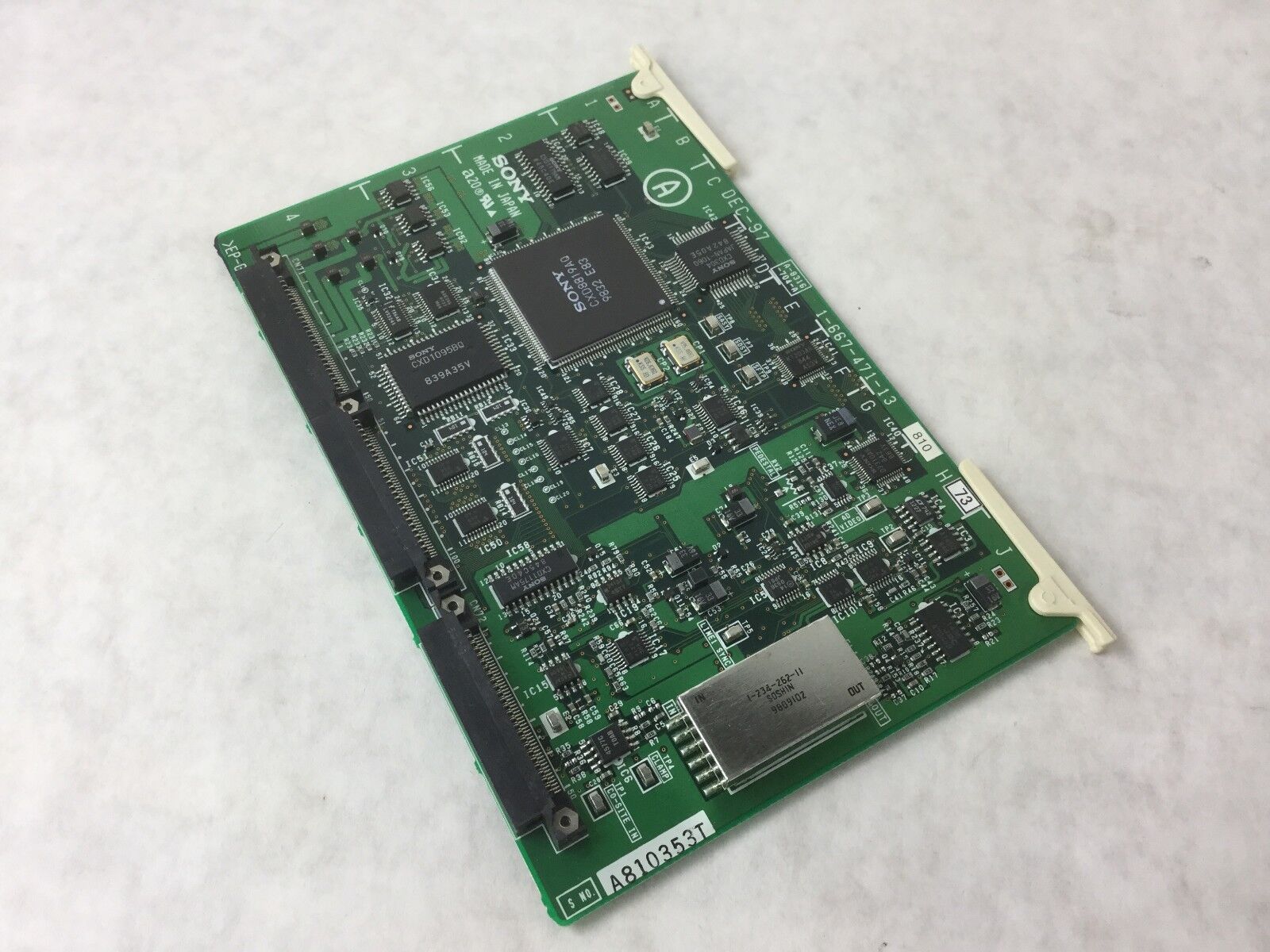 Genuine Sony Circuit Board (Removed from Betacam SX) 1-667-471-13 (A810353T)